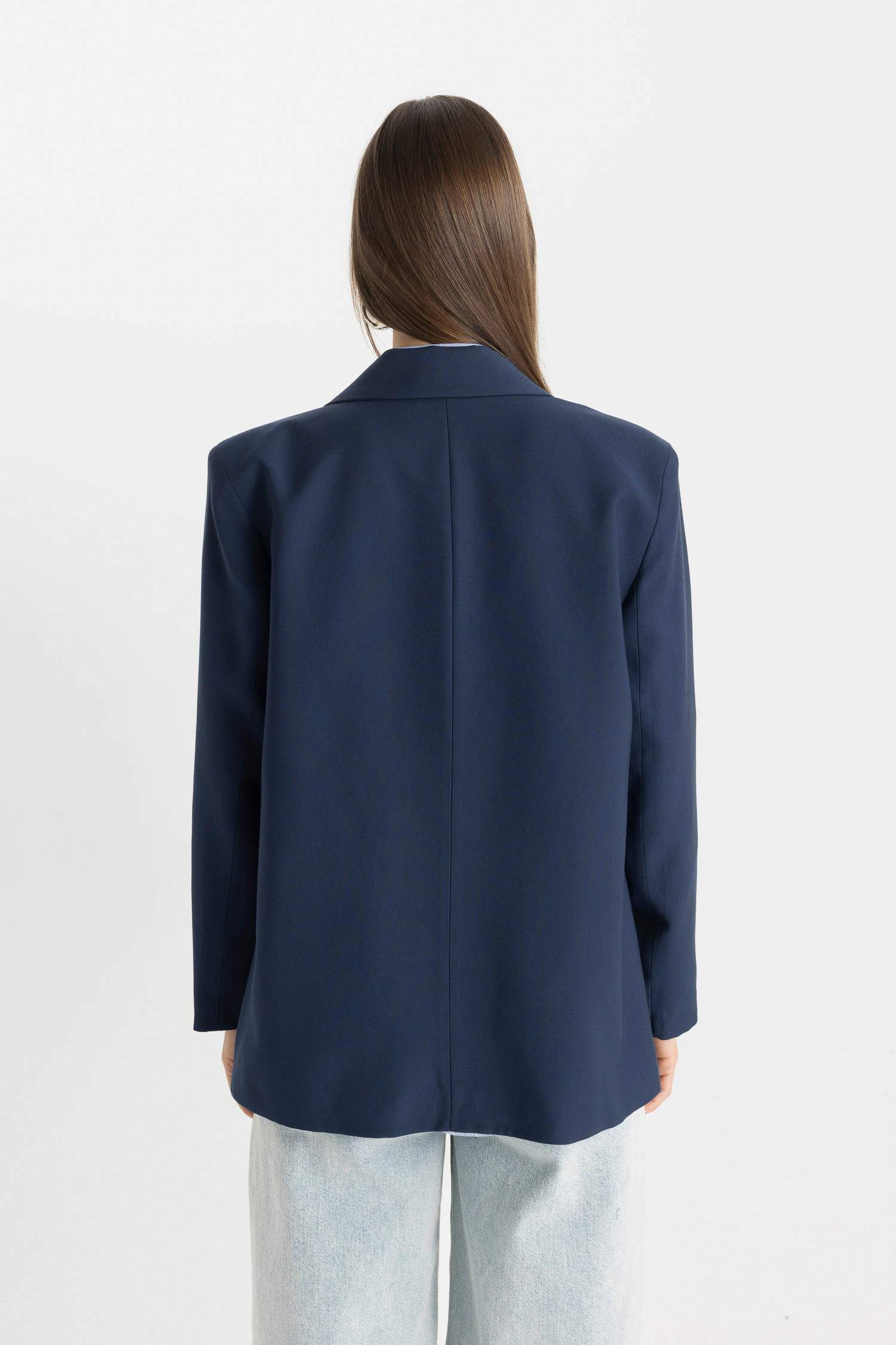 Regular Fit Ceket Yaka Blazer Ceket