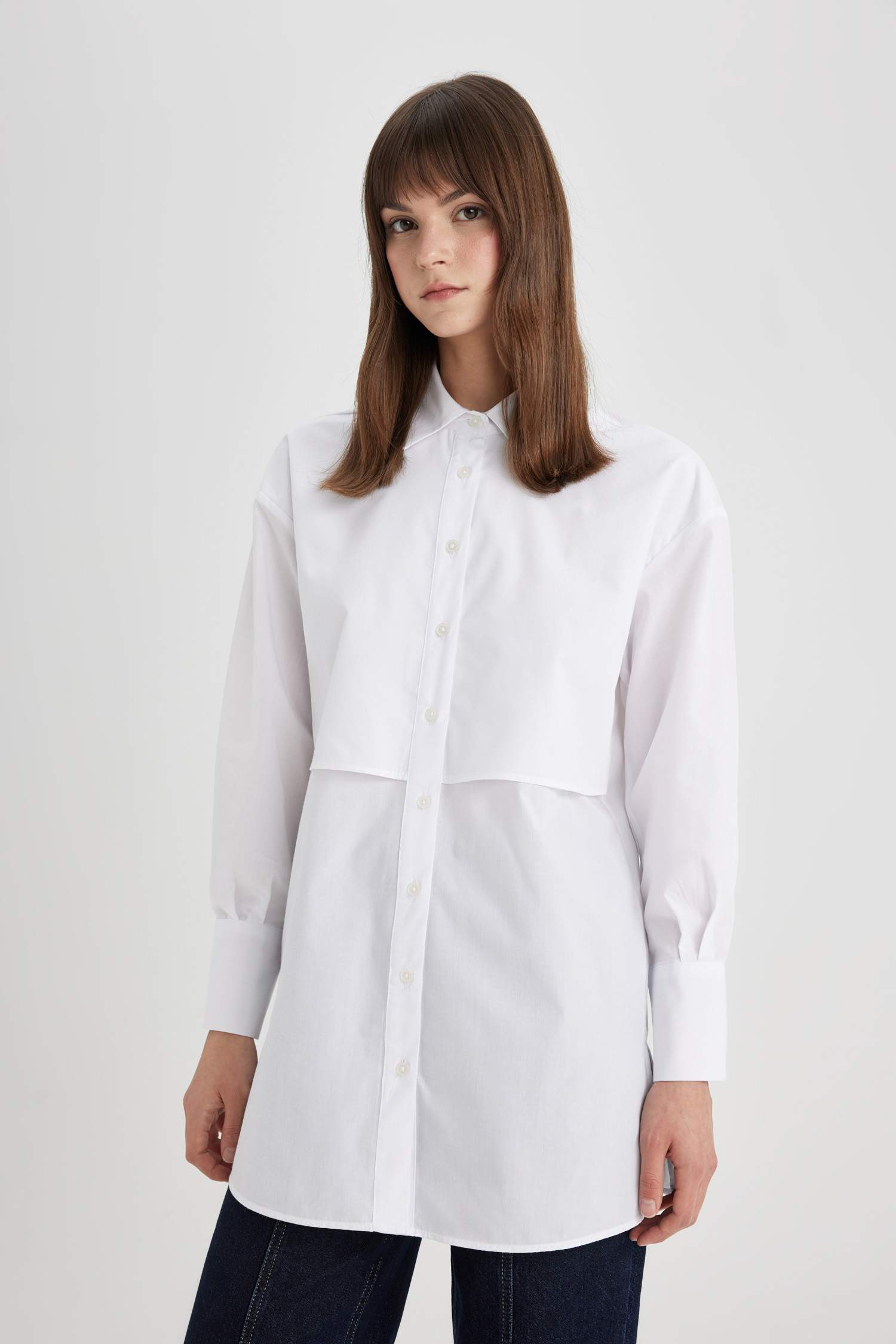 Relax Fit Long Sleeve Tunic