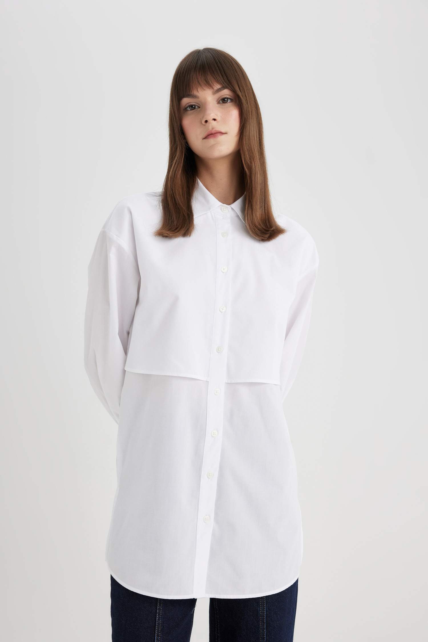 Relax Fit Long Sleeve Tunic