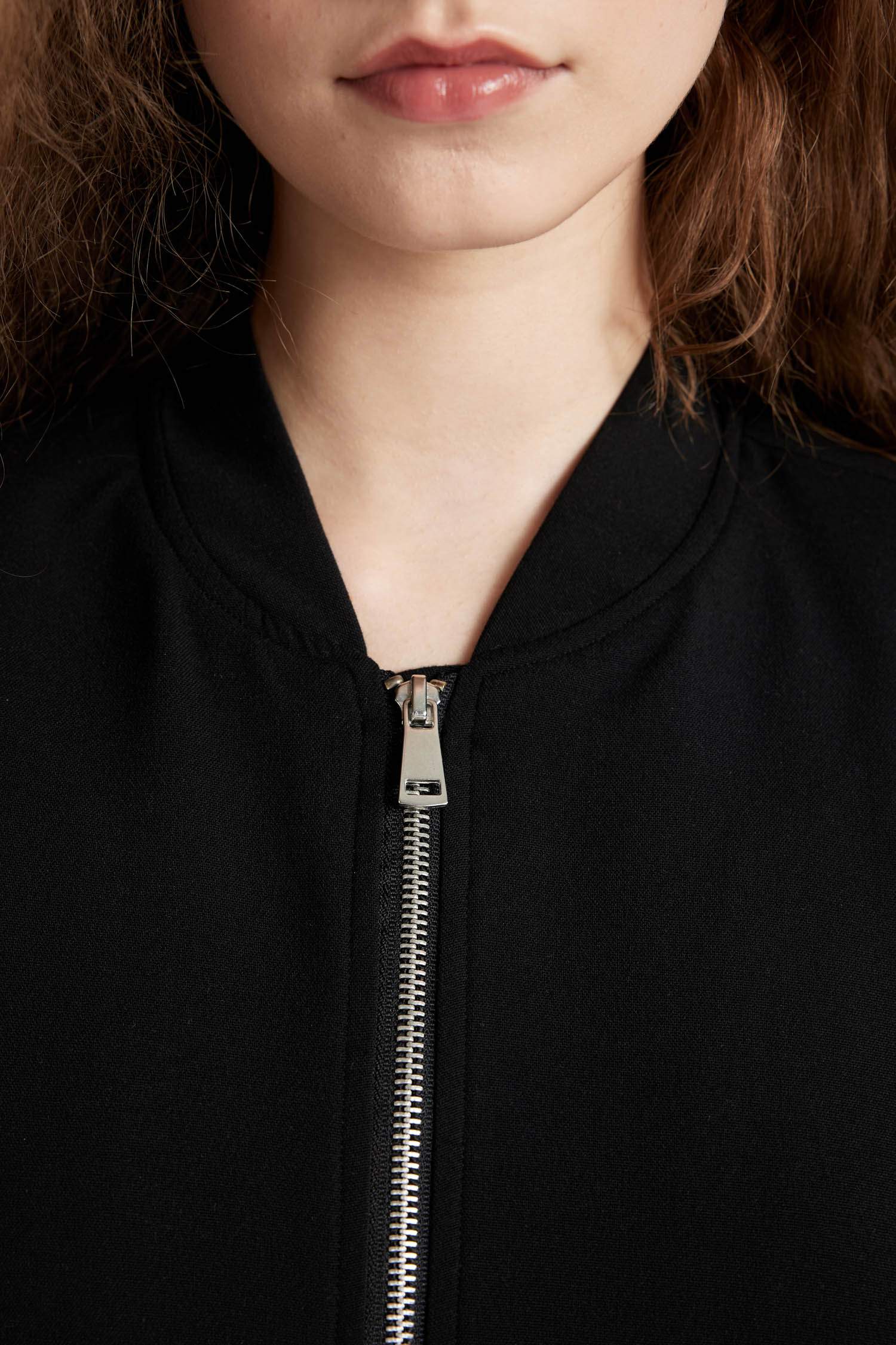 Oversize Fit Bomber Jacket