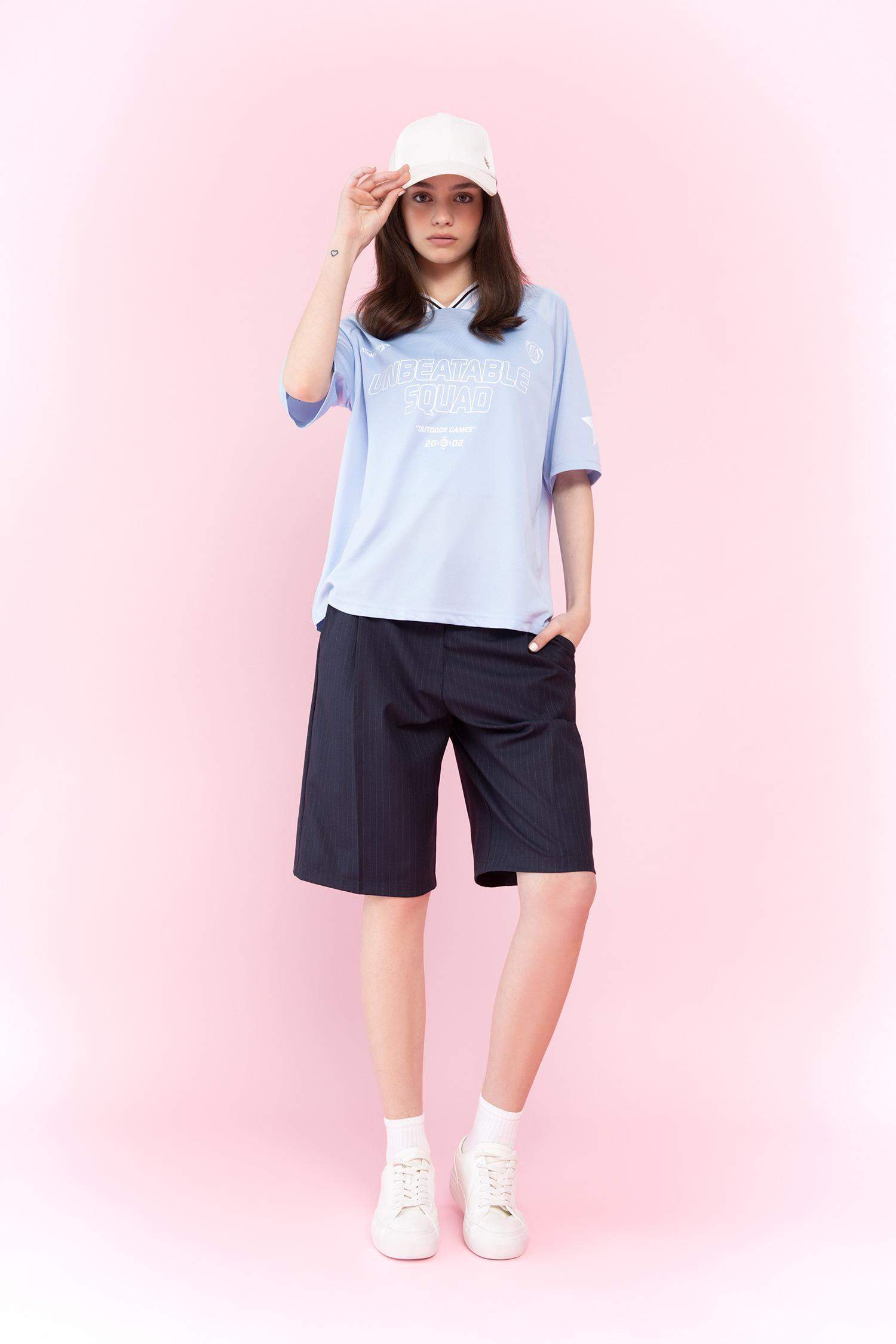 شورت بجيب وخصر عالي