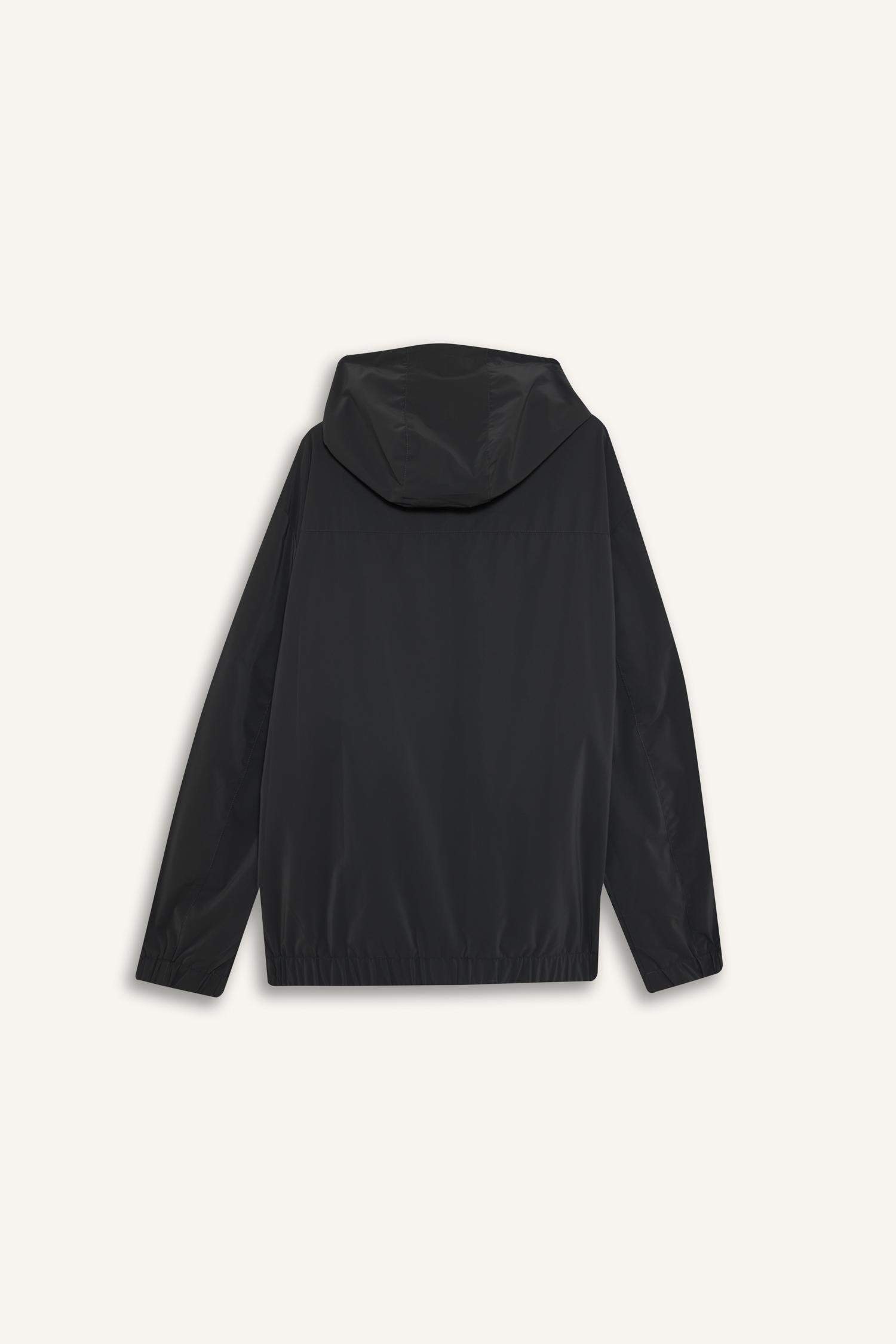 Regular Fit Kapüşonlu Mont Fermuarlı Cepli File Astarlı Mevsimlik 