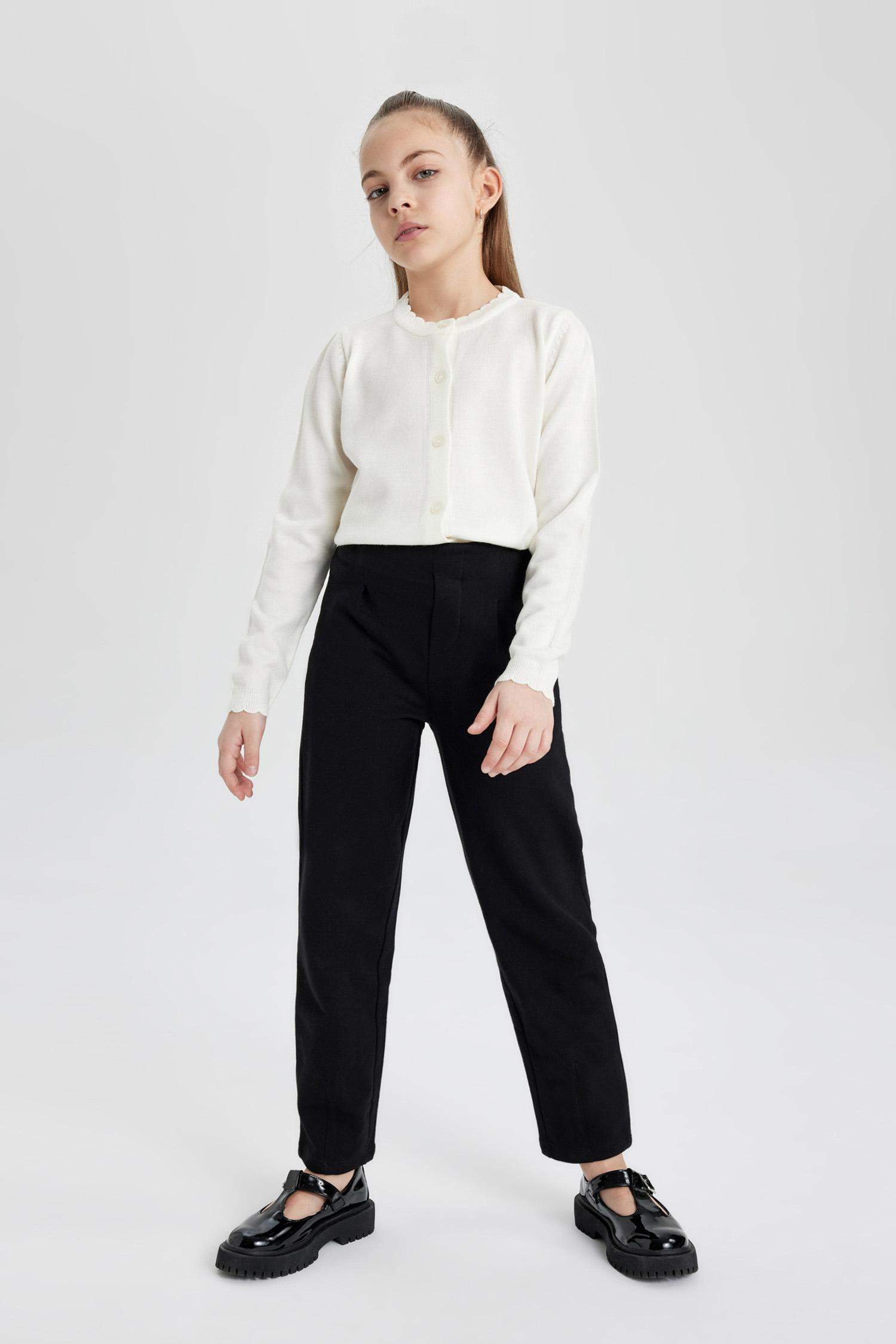 Kız Çocuk Straight Fit Pantolon