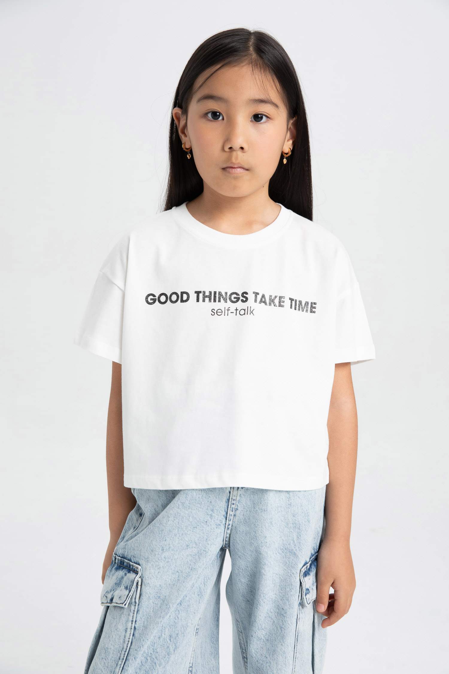 تيشيرت بناتي نص ردن قصة عادية