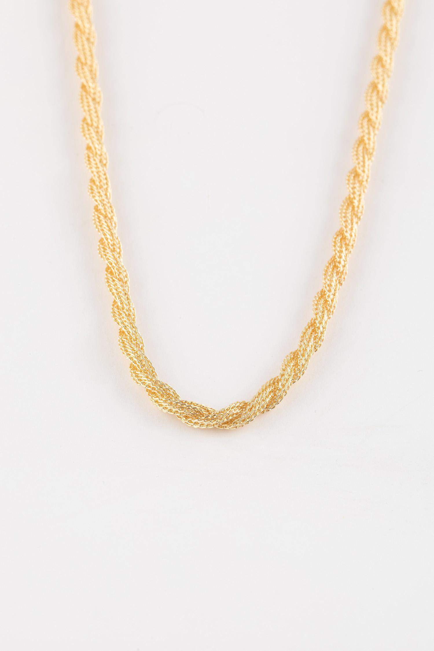 Woman Thick Chain Gold Necklace