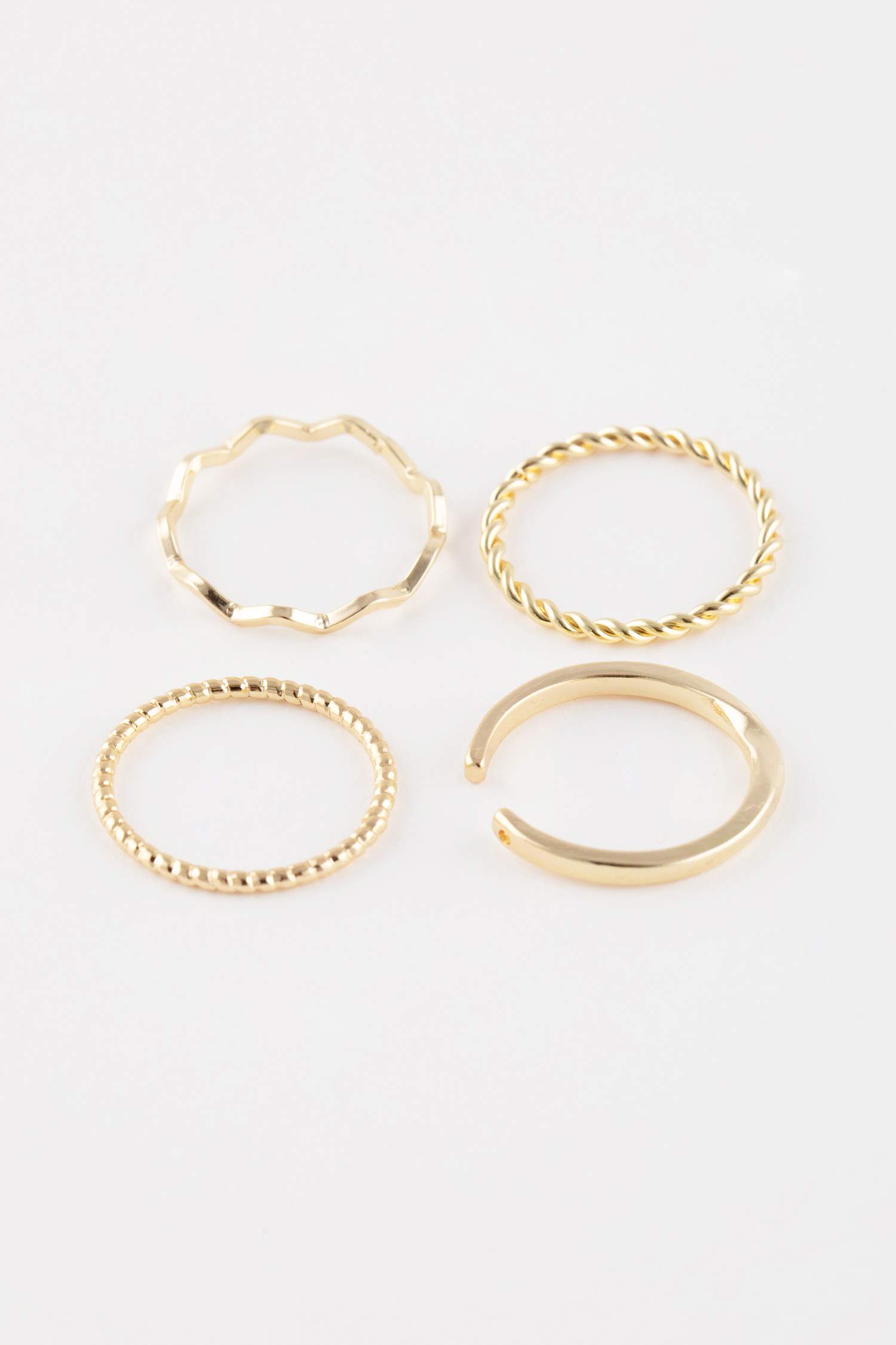 Woman 12 Piece Gold Ring