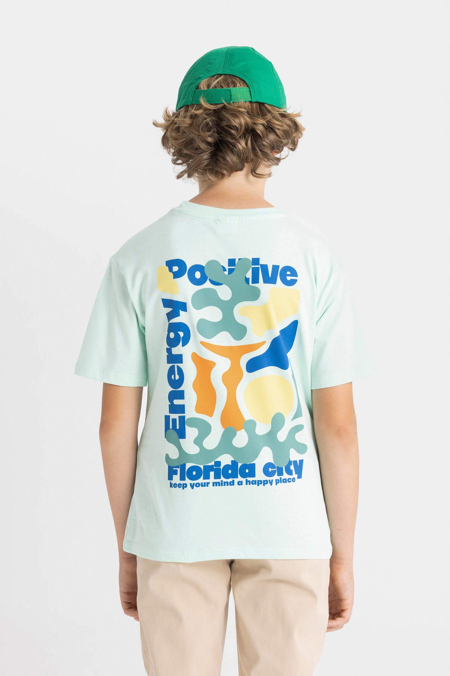 Boy Crew Neck Printed Short Sleeve T-Shirt