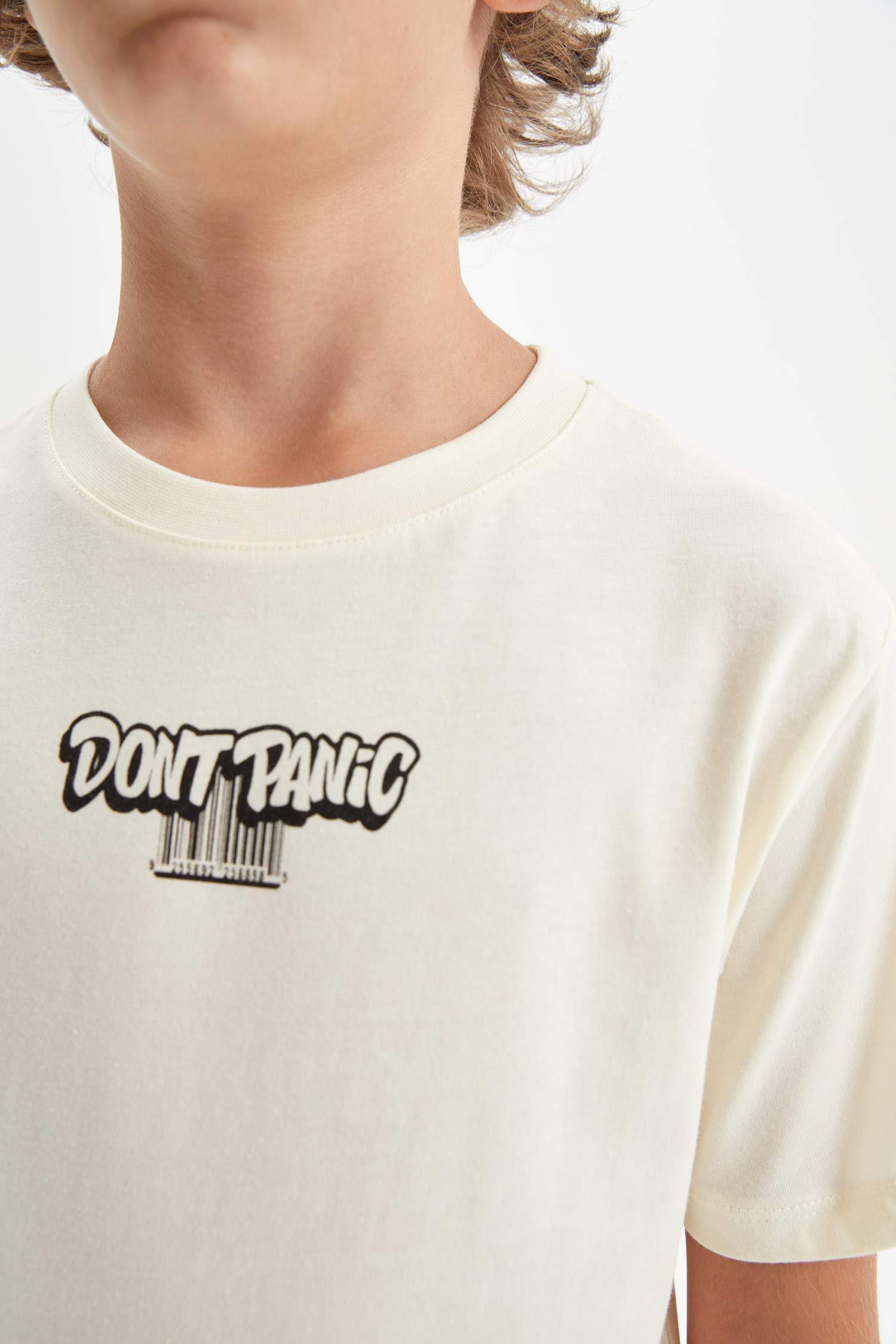 Boy Crew Neck Printed Short Sleeve T-Shirt