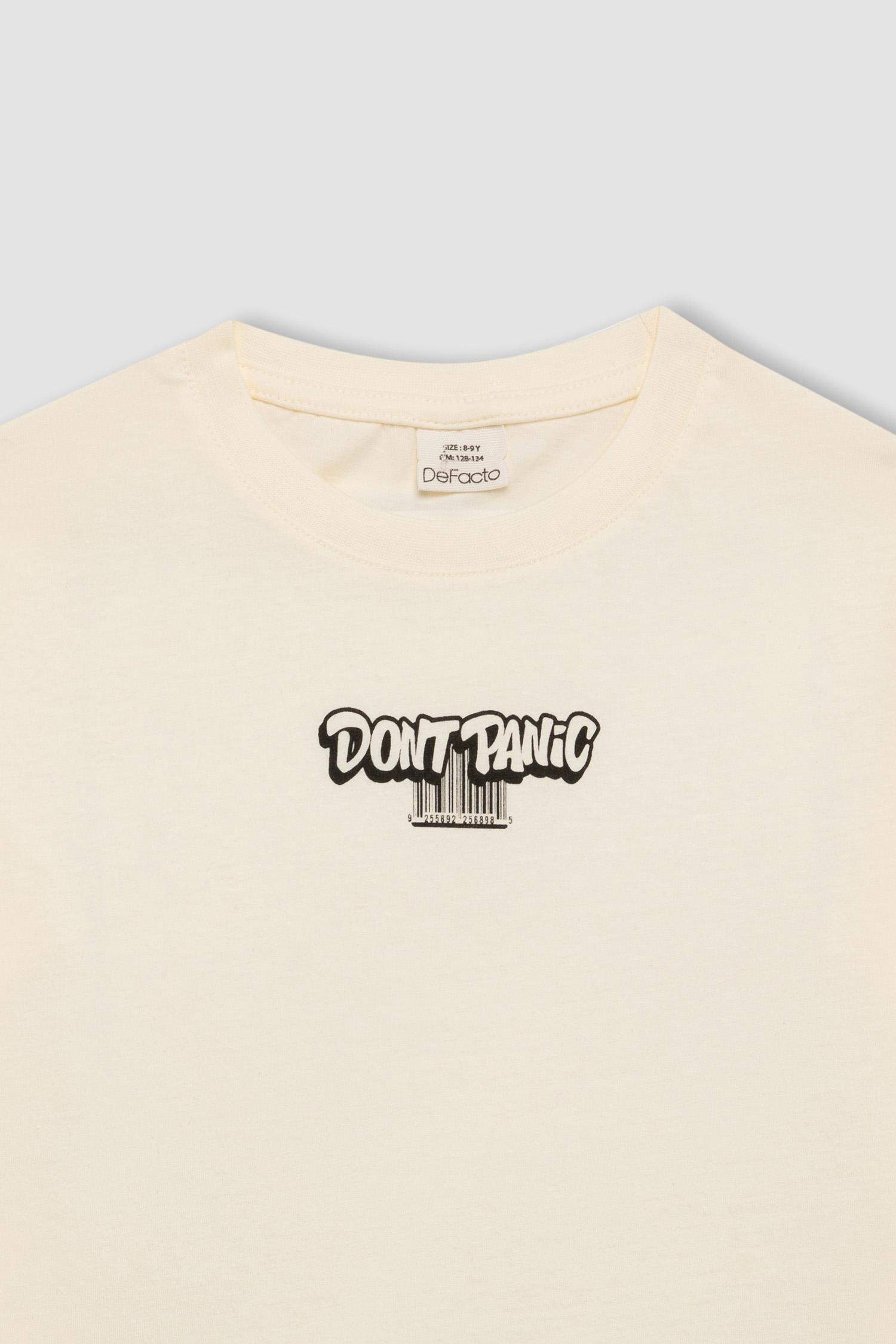 Boy Crew Neck Printed Short Sleeve T-Shirt