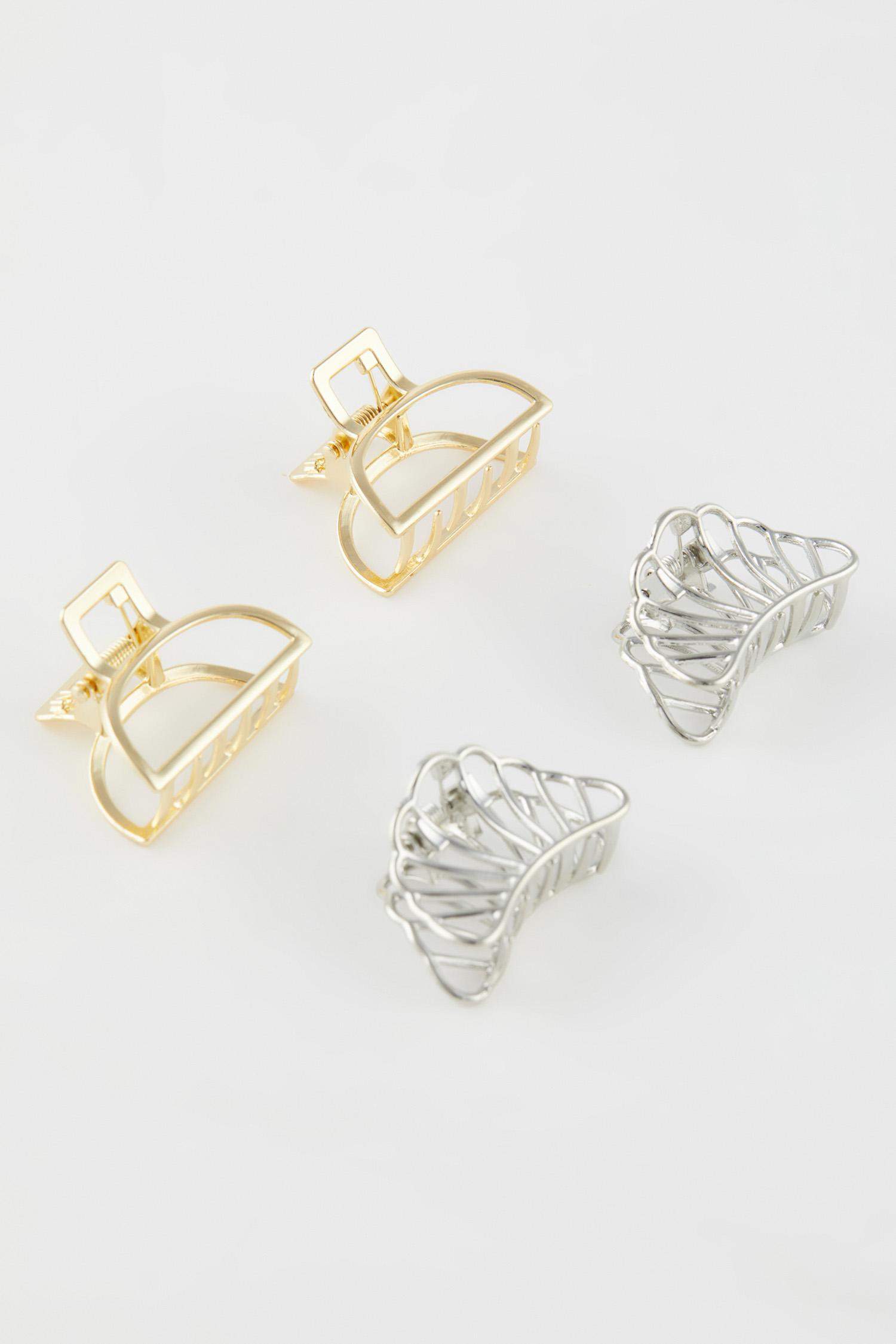 Woman 4 Piece Hair Clips