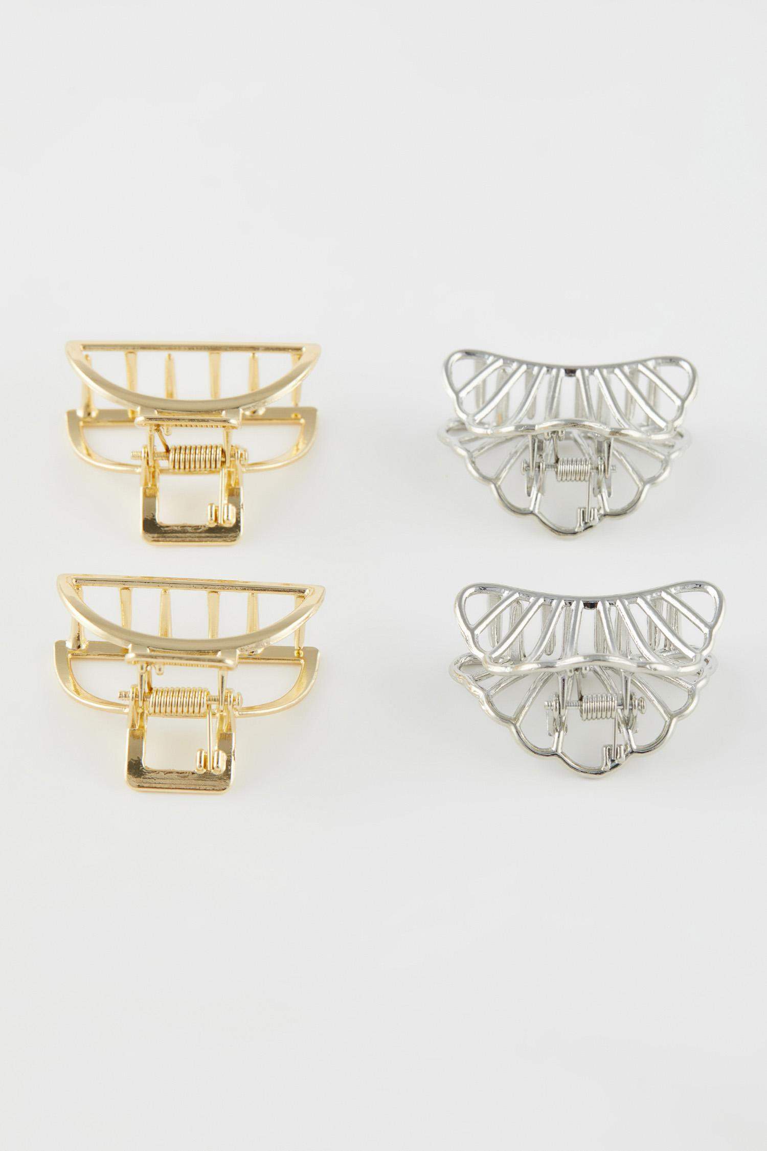 Woman 4 Piece Hair Clips