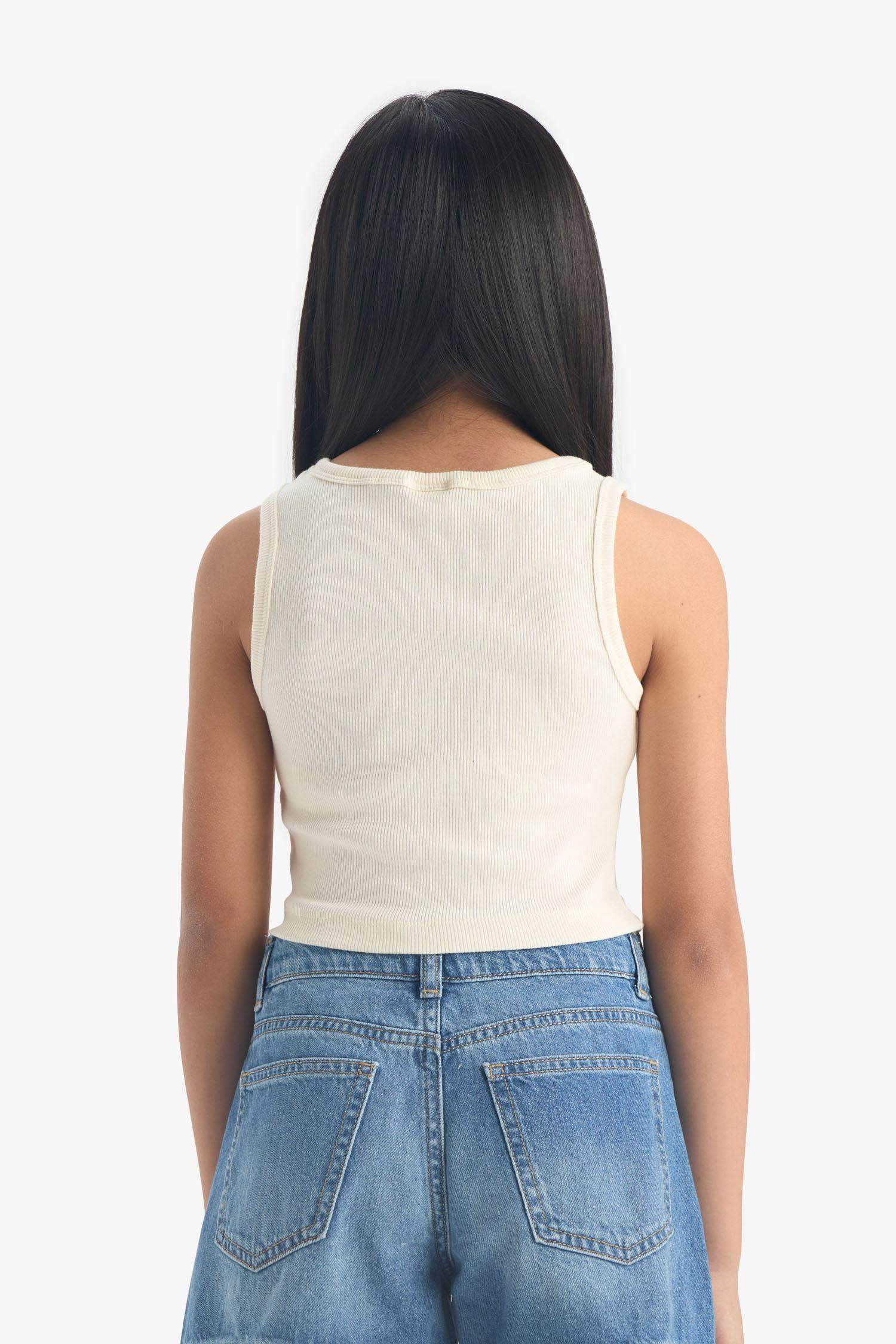 Girl Slogan Pattern Camisole Tank Top