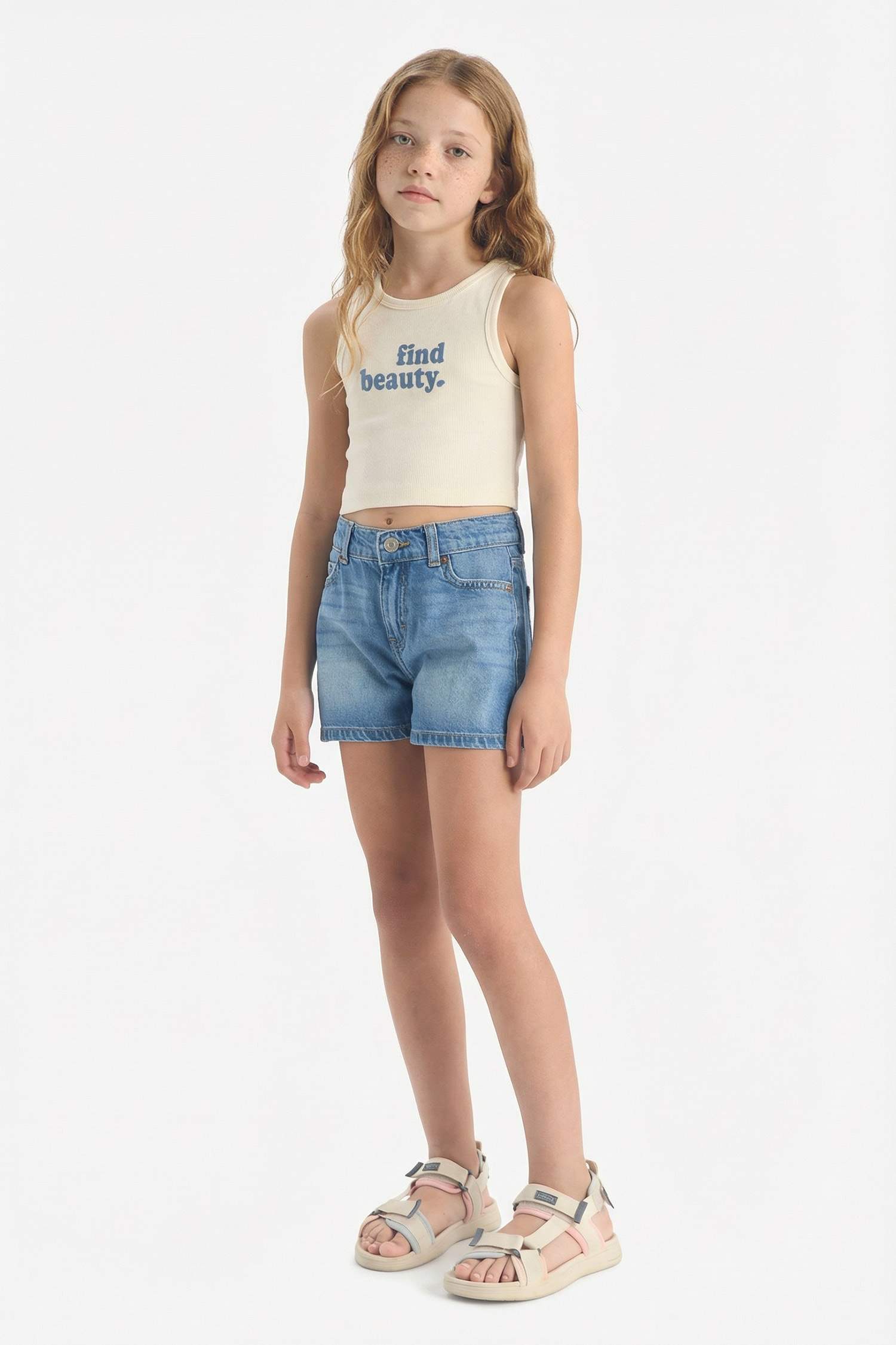 Girl Slogan Pattern Camisole Tank Top