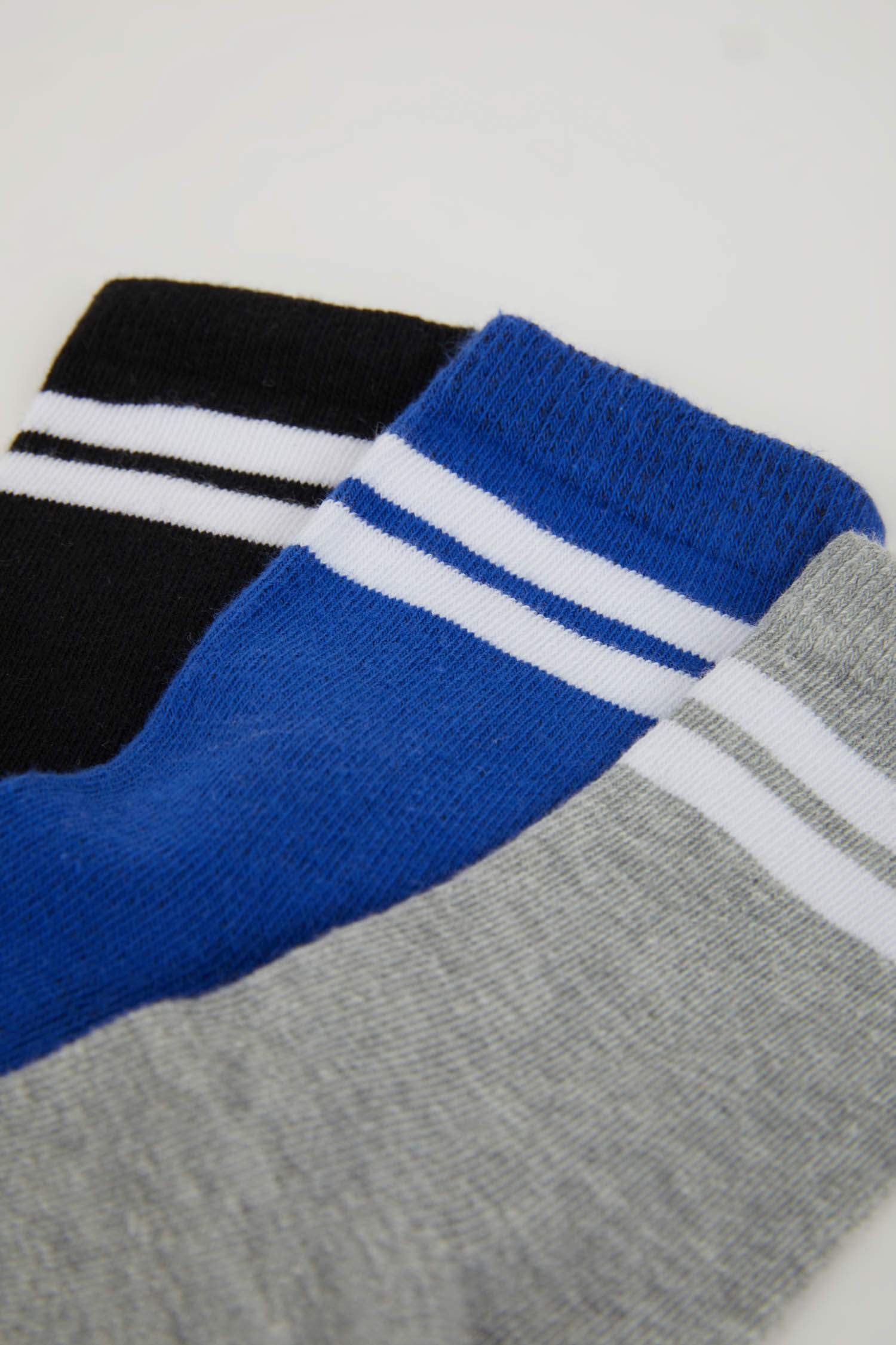 Boy 3 Piece Cotton Long Socks