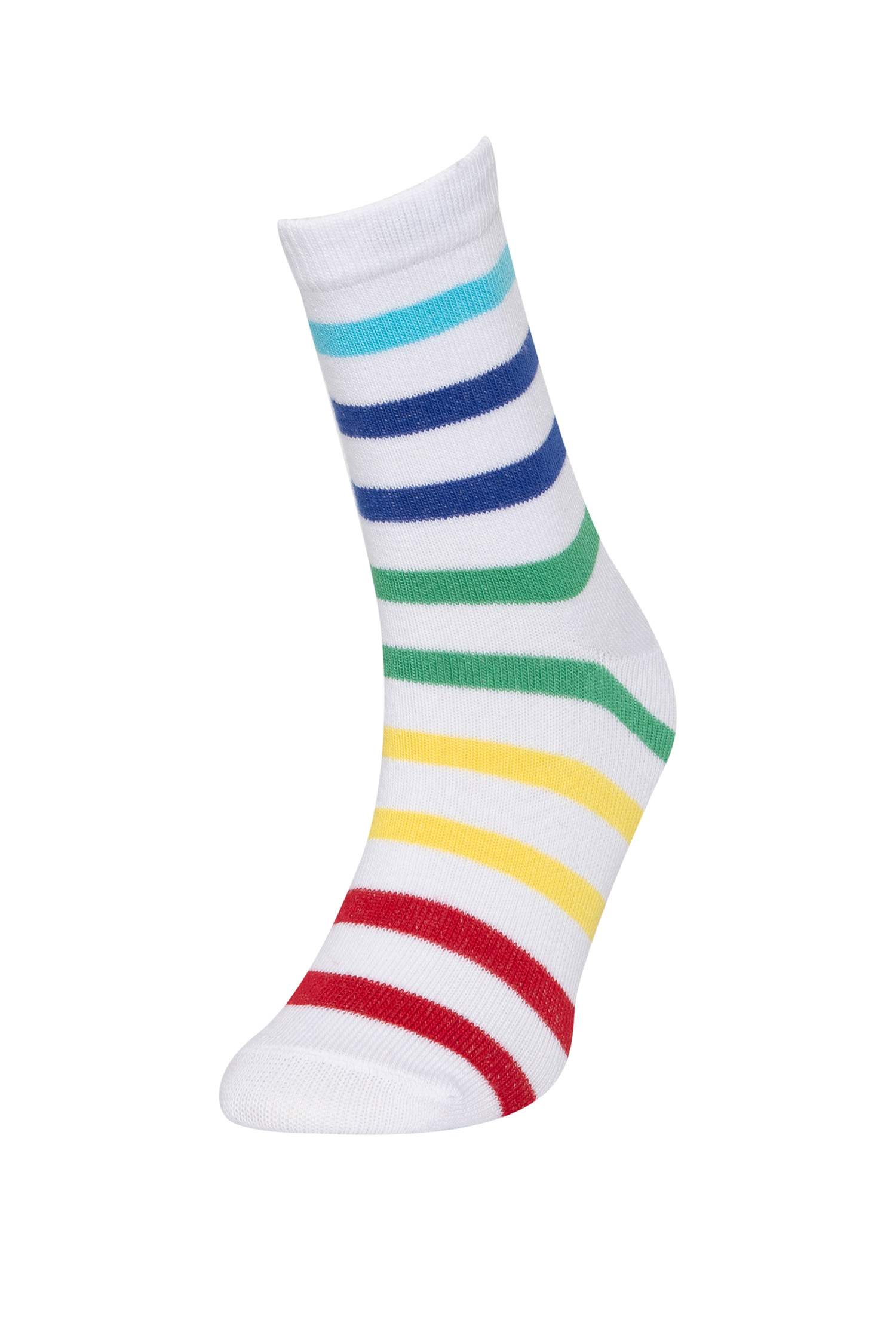 Boy 3 Piece Cotton Long Socks