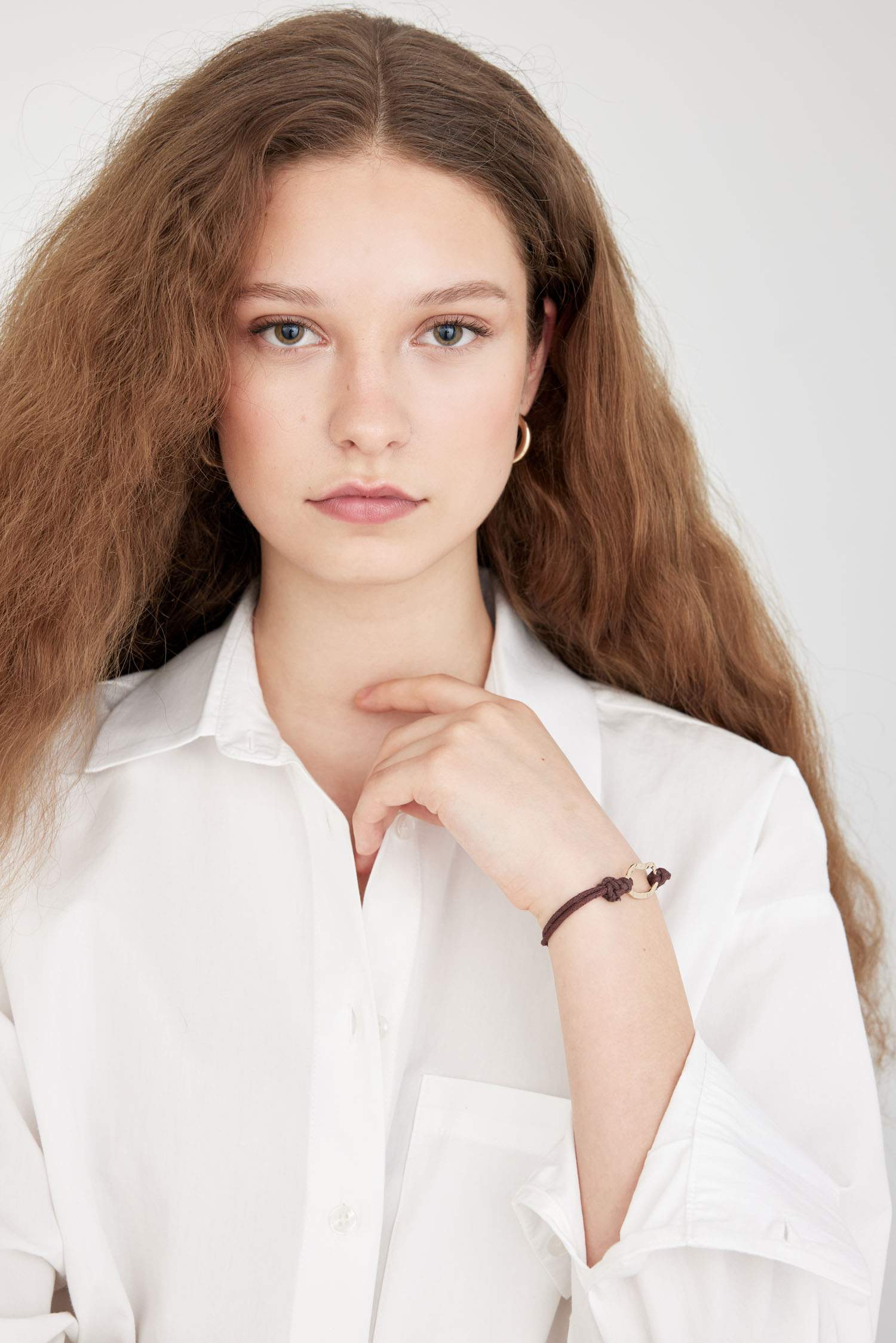 Woman Knitted Bracelet