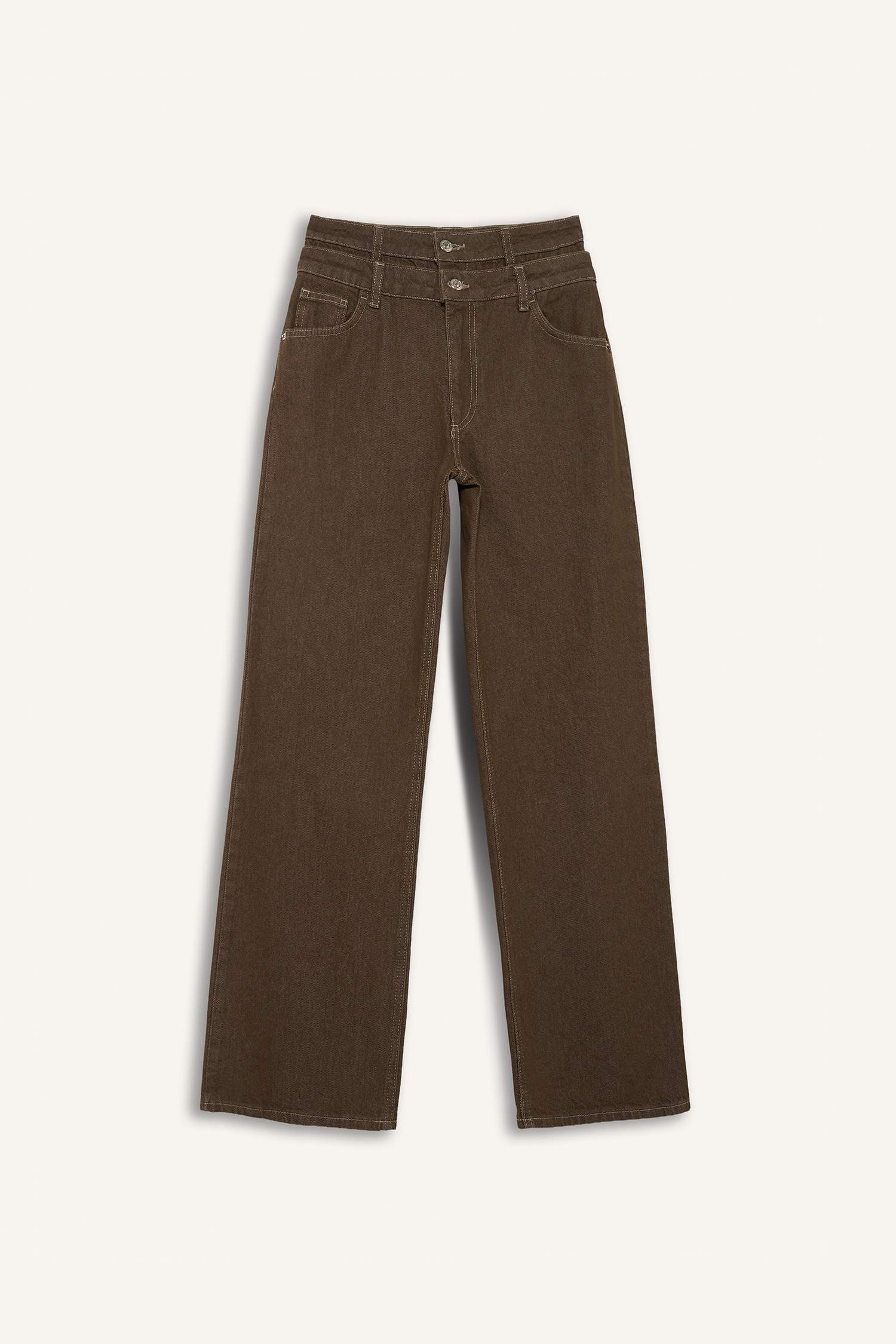 90's Wide Leg High Waist Long Jeans