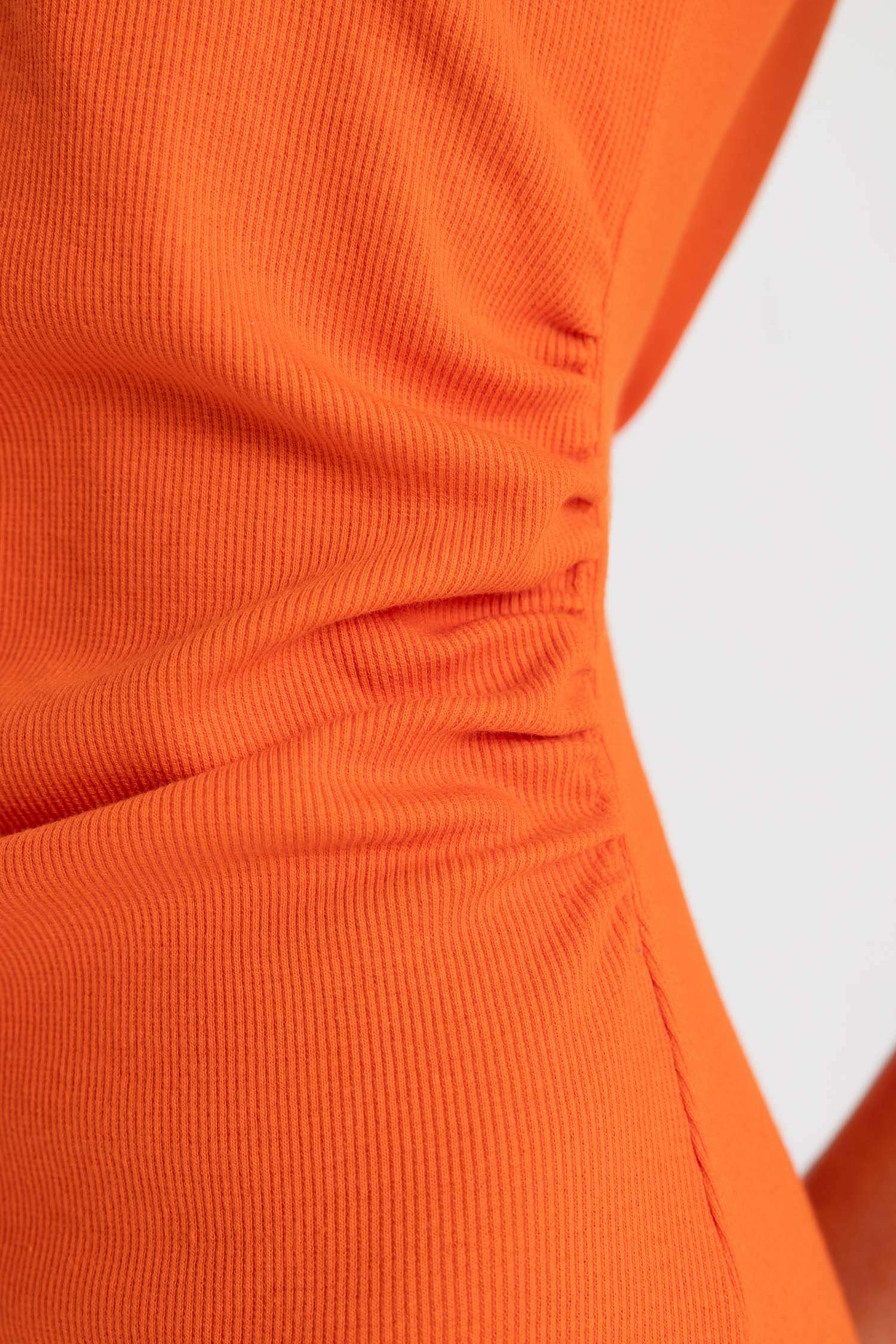 Straight Fit Kare Yaka Fitilli Kaşkorse Kolsuz Midi Elbise