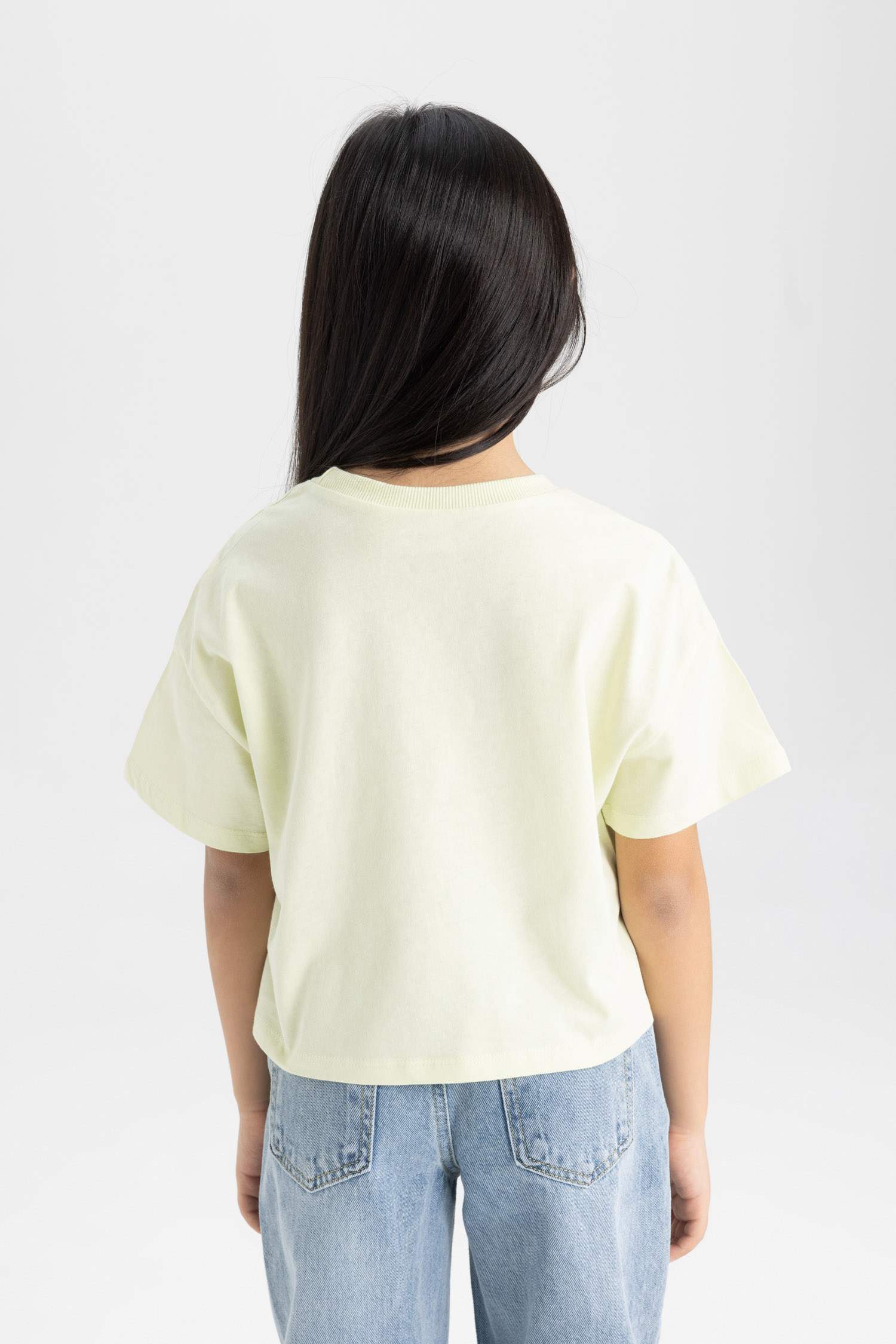 تيشيرت بناتي نص ردن من لوني تونز