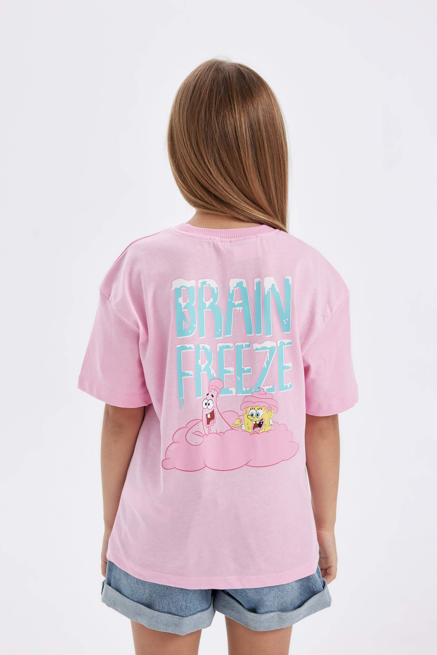 Girl SpongeBob Relax Fit Short Sleeve T-Shirt