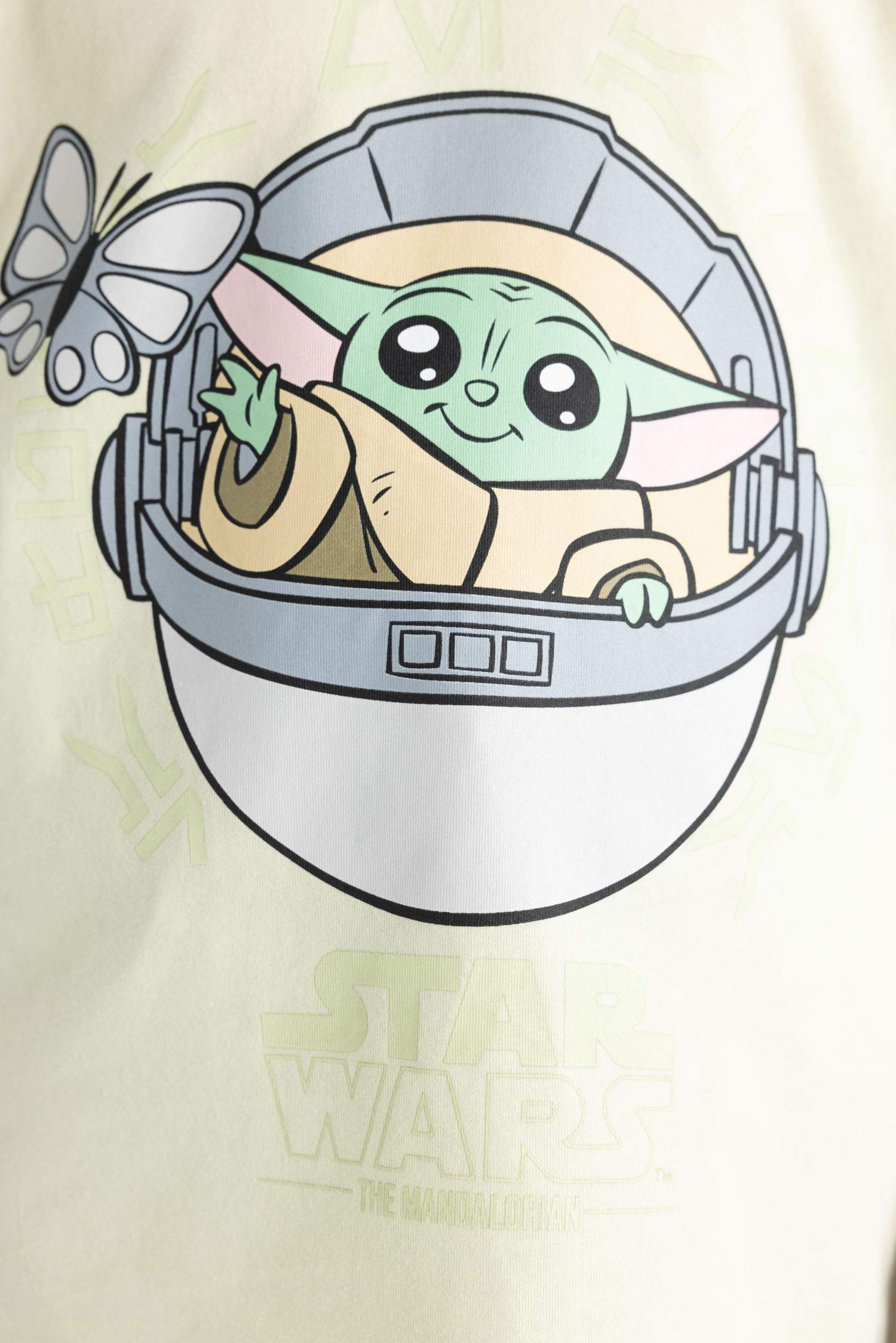 Kız Çocuk Star Wars-Mandalorian Relax Fit Bisiklet Yaka Kısa Kollu Tişört