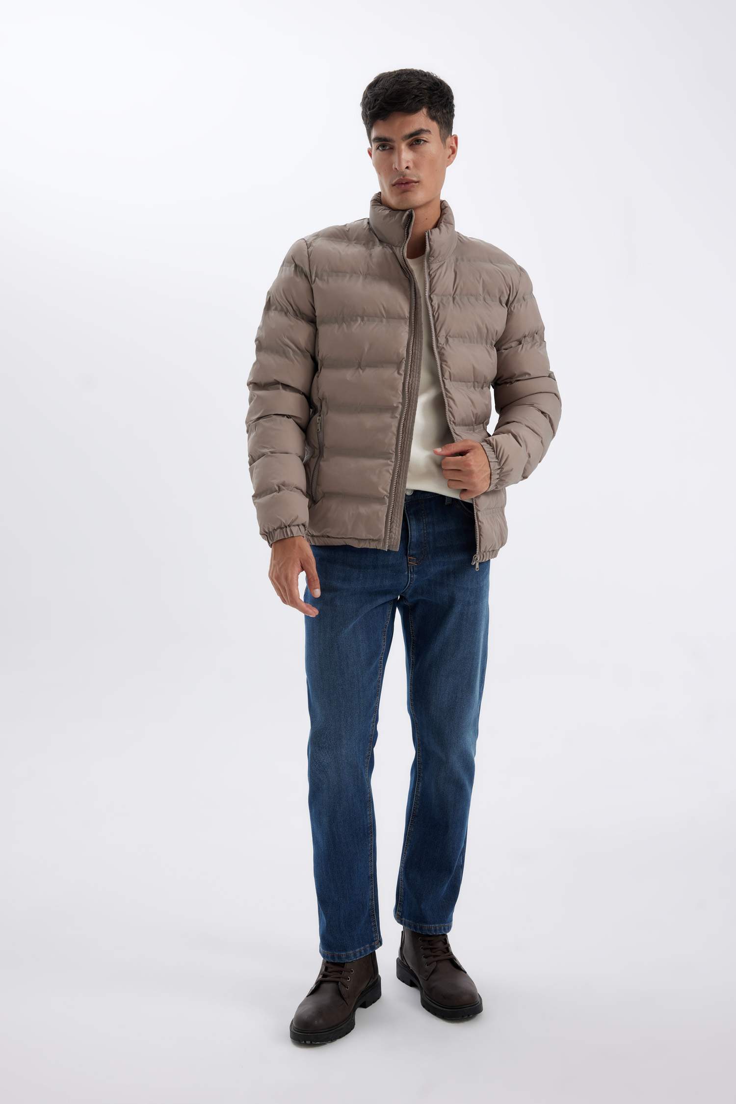 Regular Fit Puffer Jacket