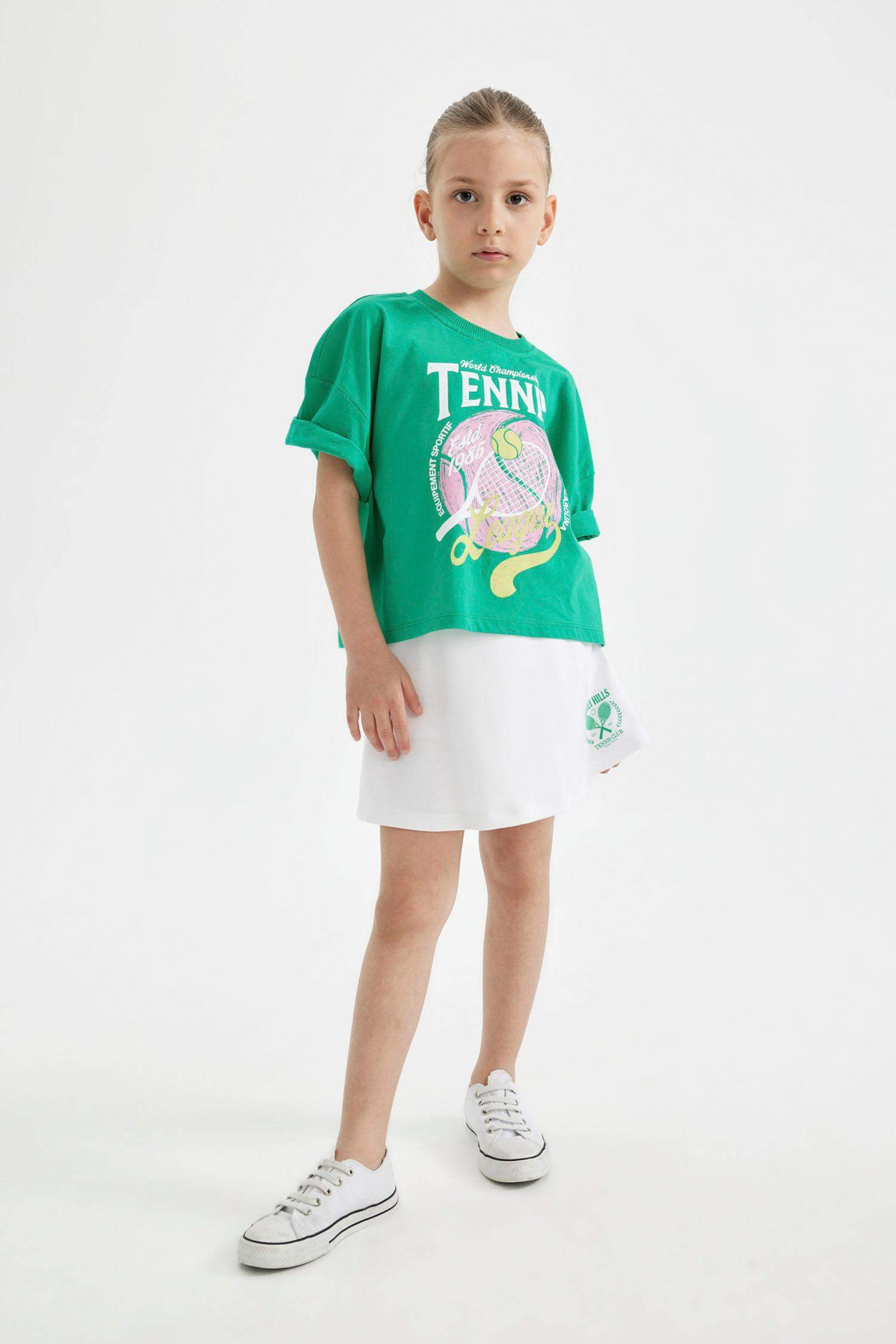 Kız Çocuk Baskılı Etek