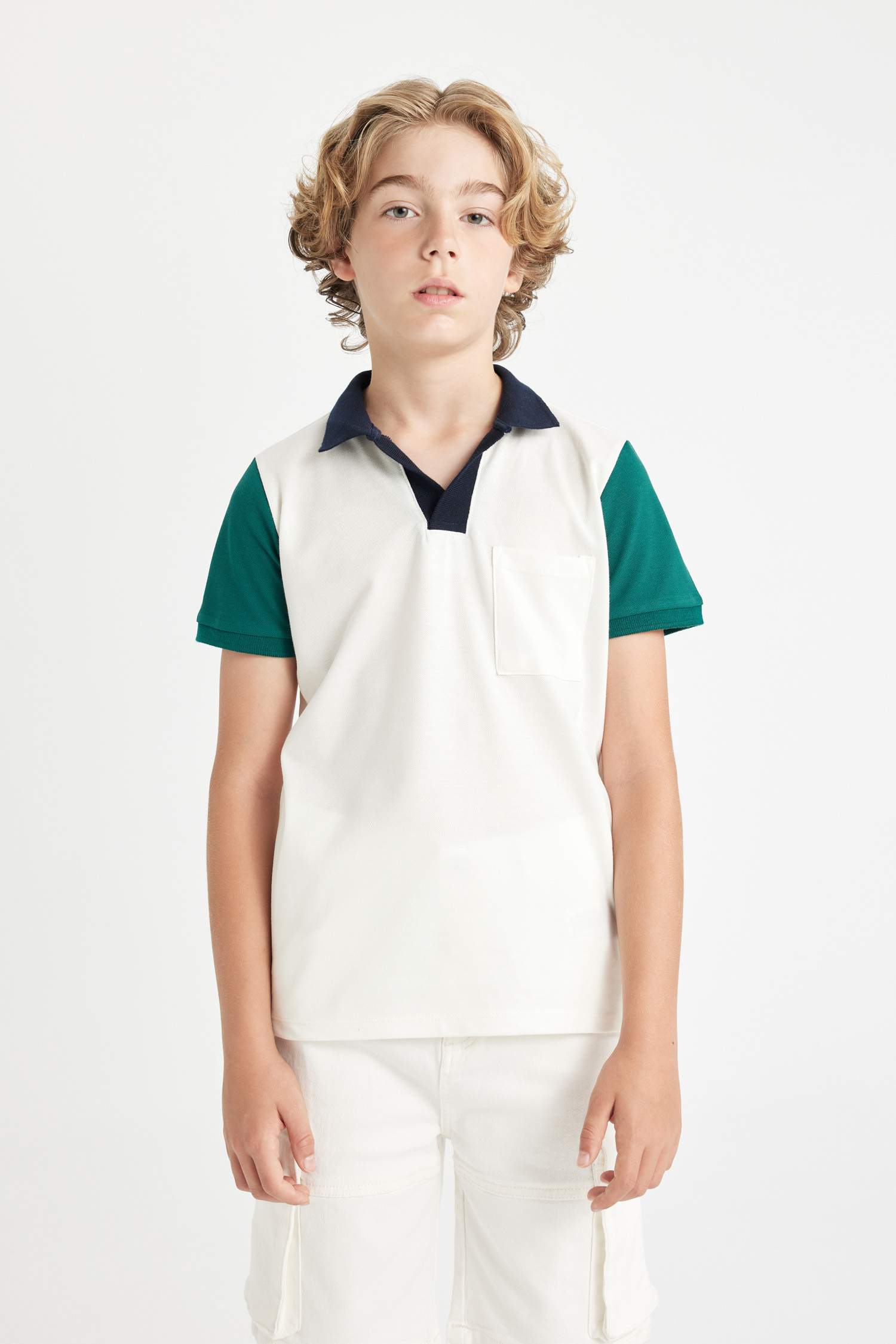 Boy Pique Short Sleeve Polo T-Shirt