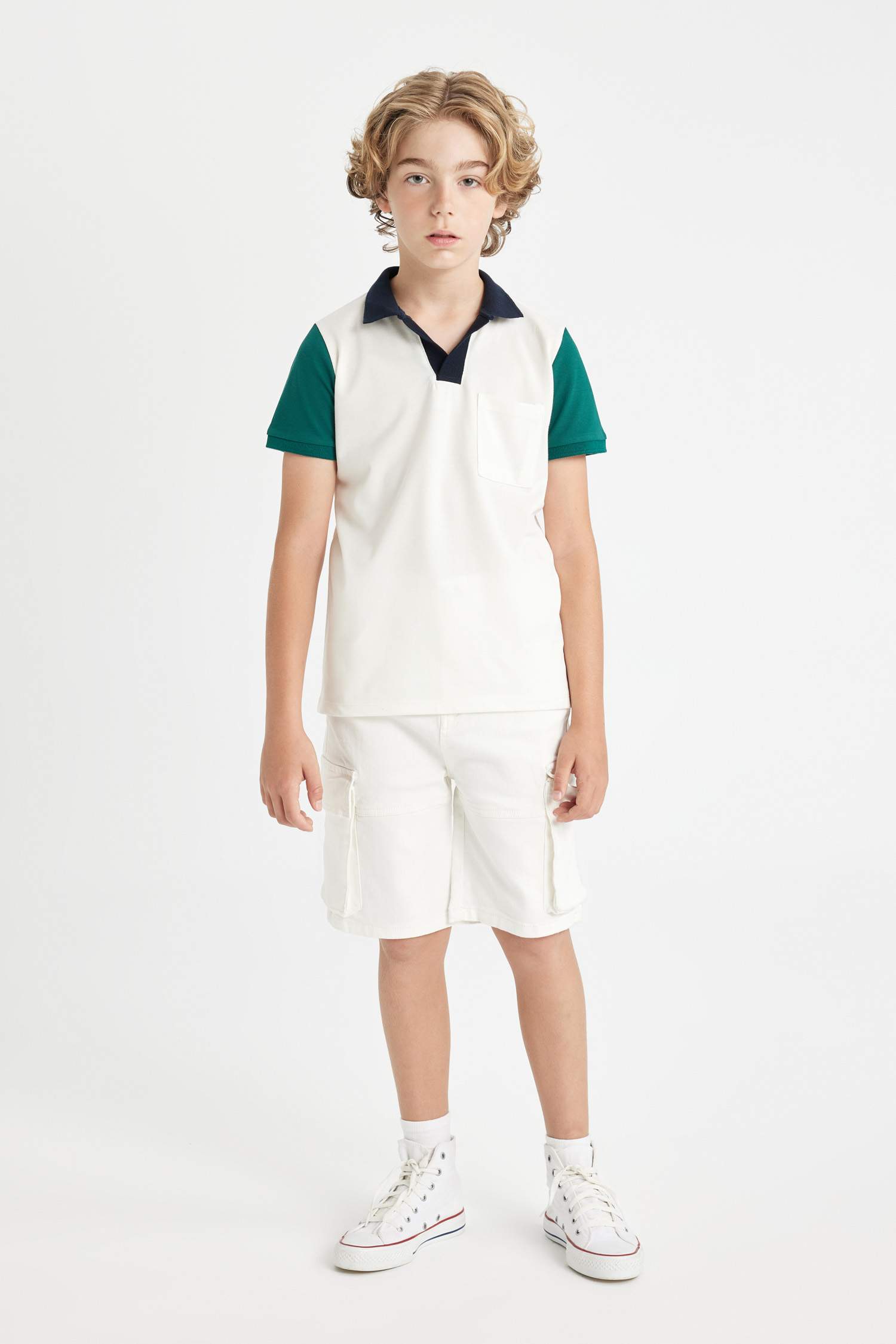 Boy Pique Short Sleeve Polo T-Shirt