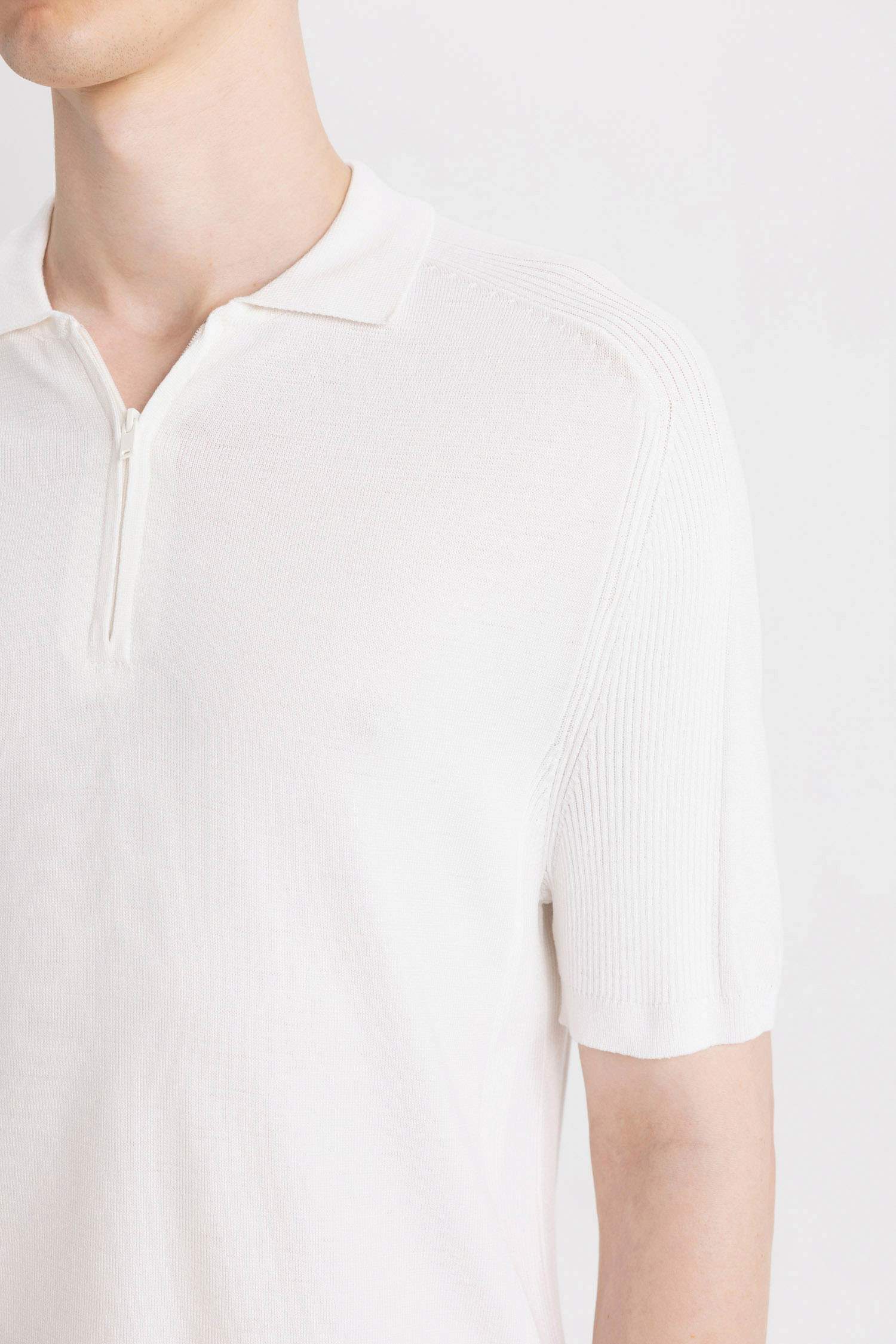 Slim Fit Polo Collar Knitwear Polo T-Shirt