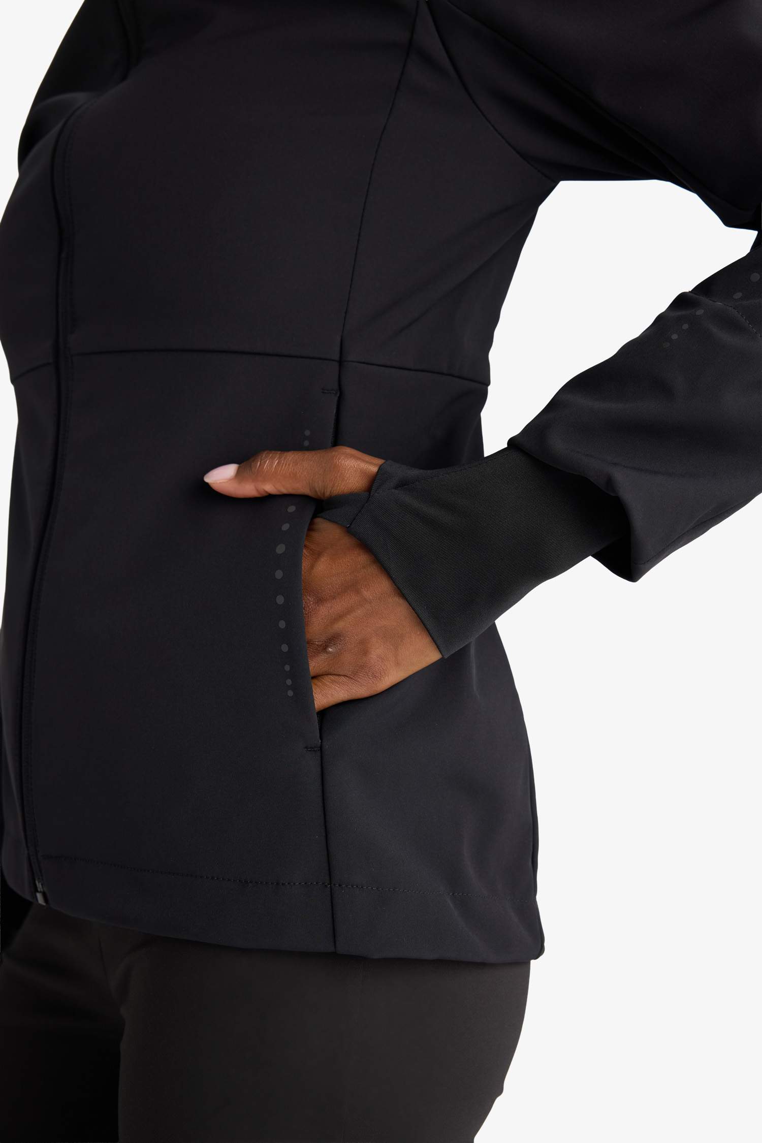 DeFactoFit Waterproof Slim Fit Hooded Softshell Jacket