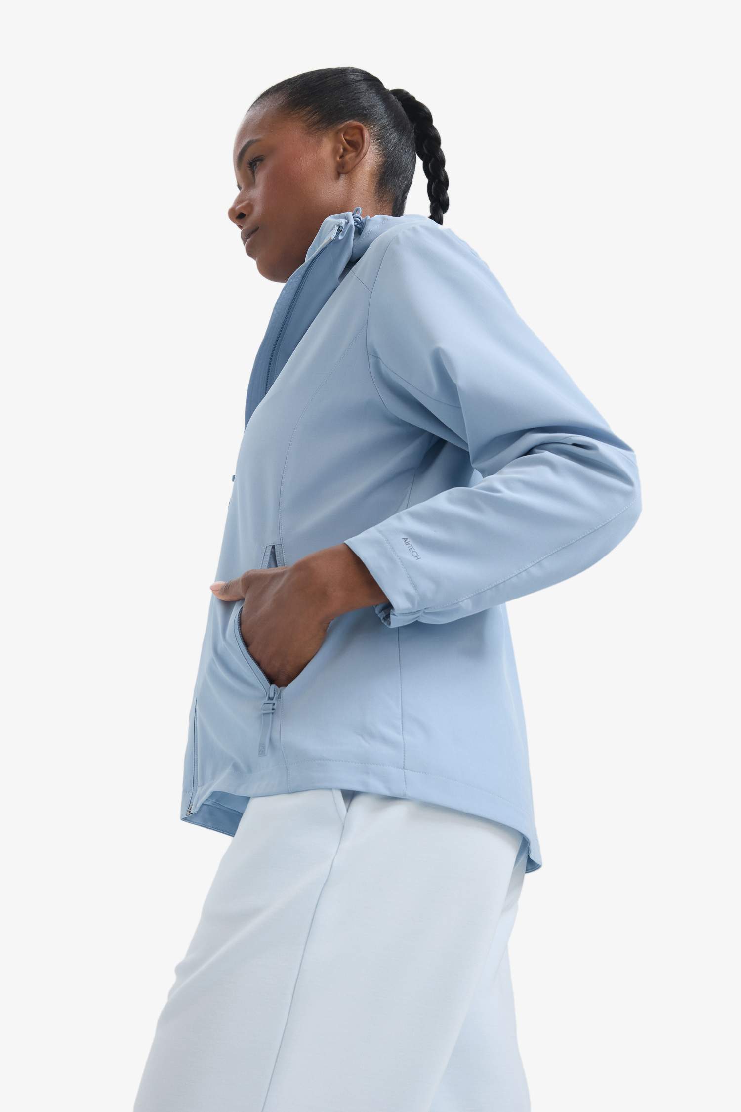 DeFactoFit Regular Fit Silk Fabric Waterproof Rain Jacket