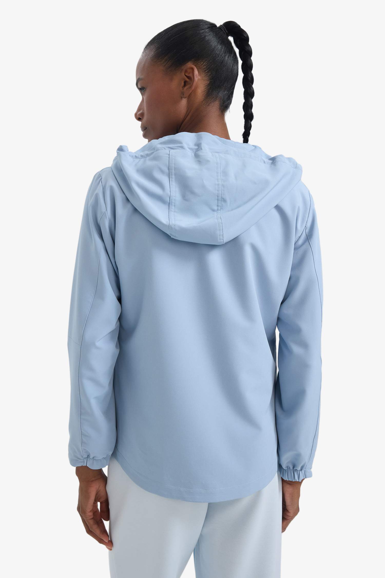 DeFactoFit Regular Fit Silk Fabric Waterproof Rain Jacket