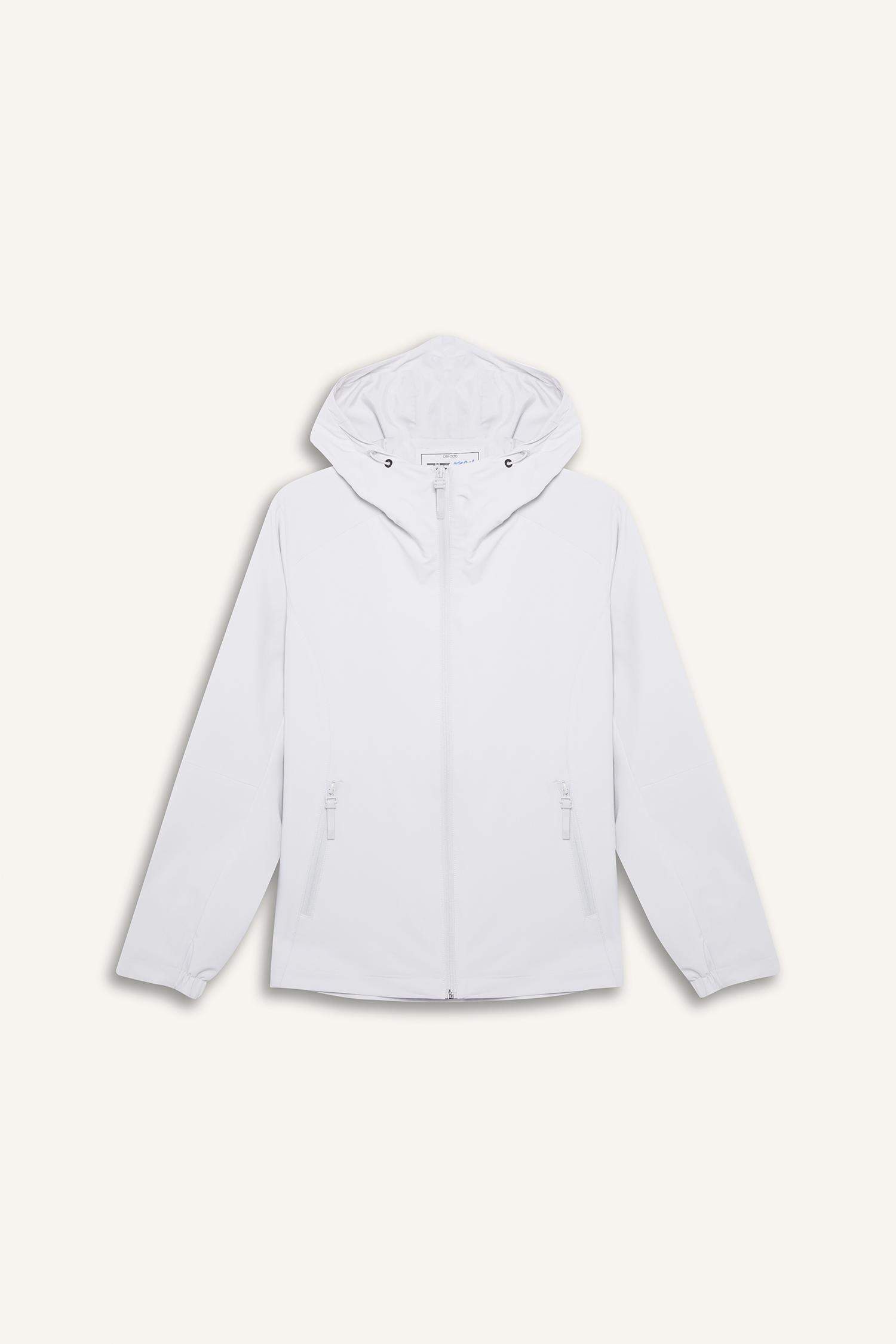 جاكيت مطر وتر بروف بكابيشون وسحاب من DeFactoFit