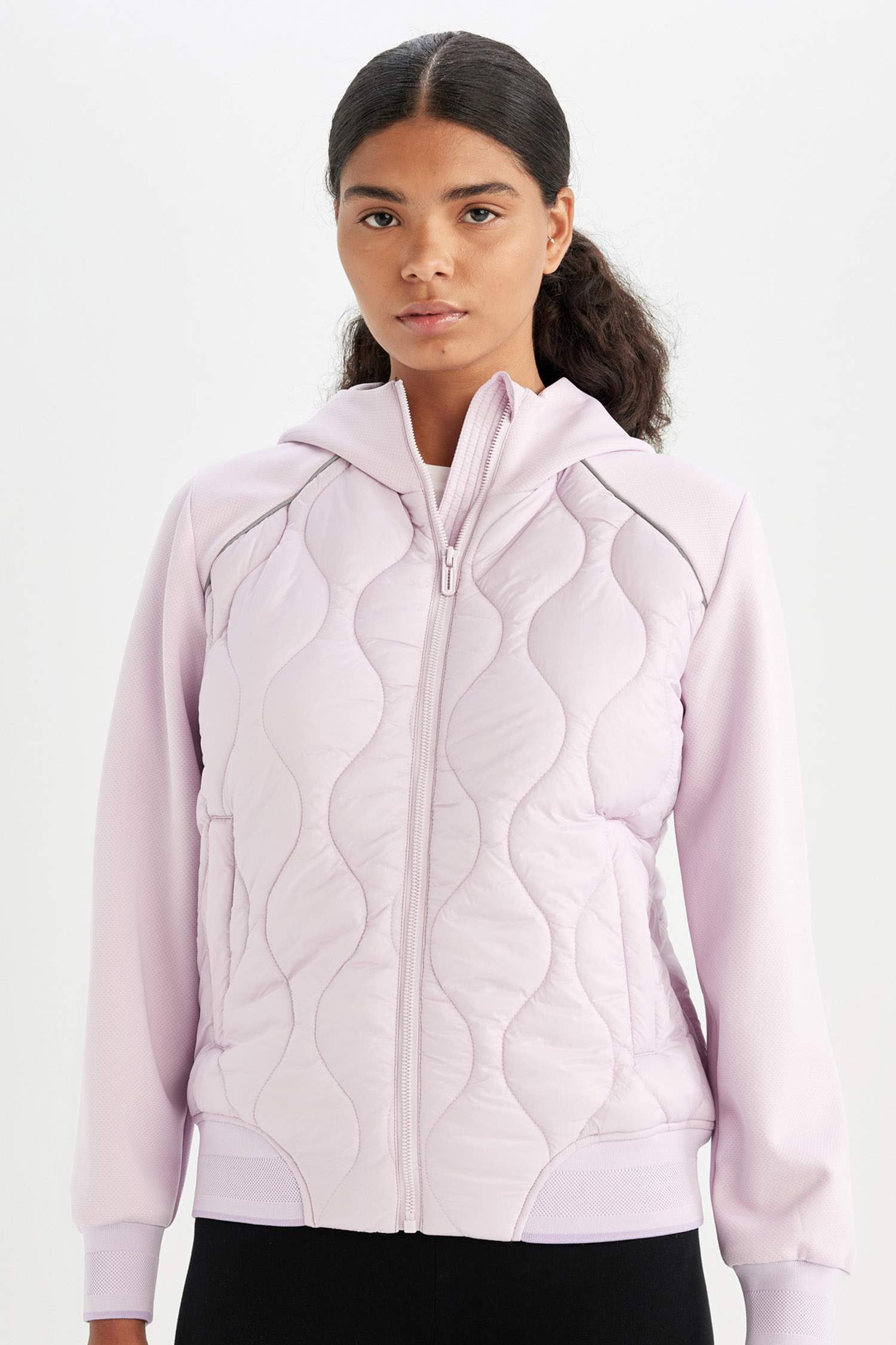 Куртка стандартного кроя ветрозащитная с капюшоном, DeFactoFit