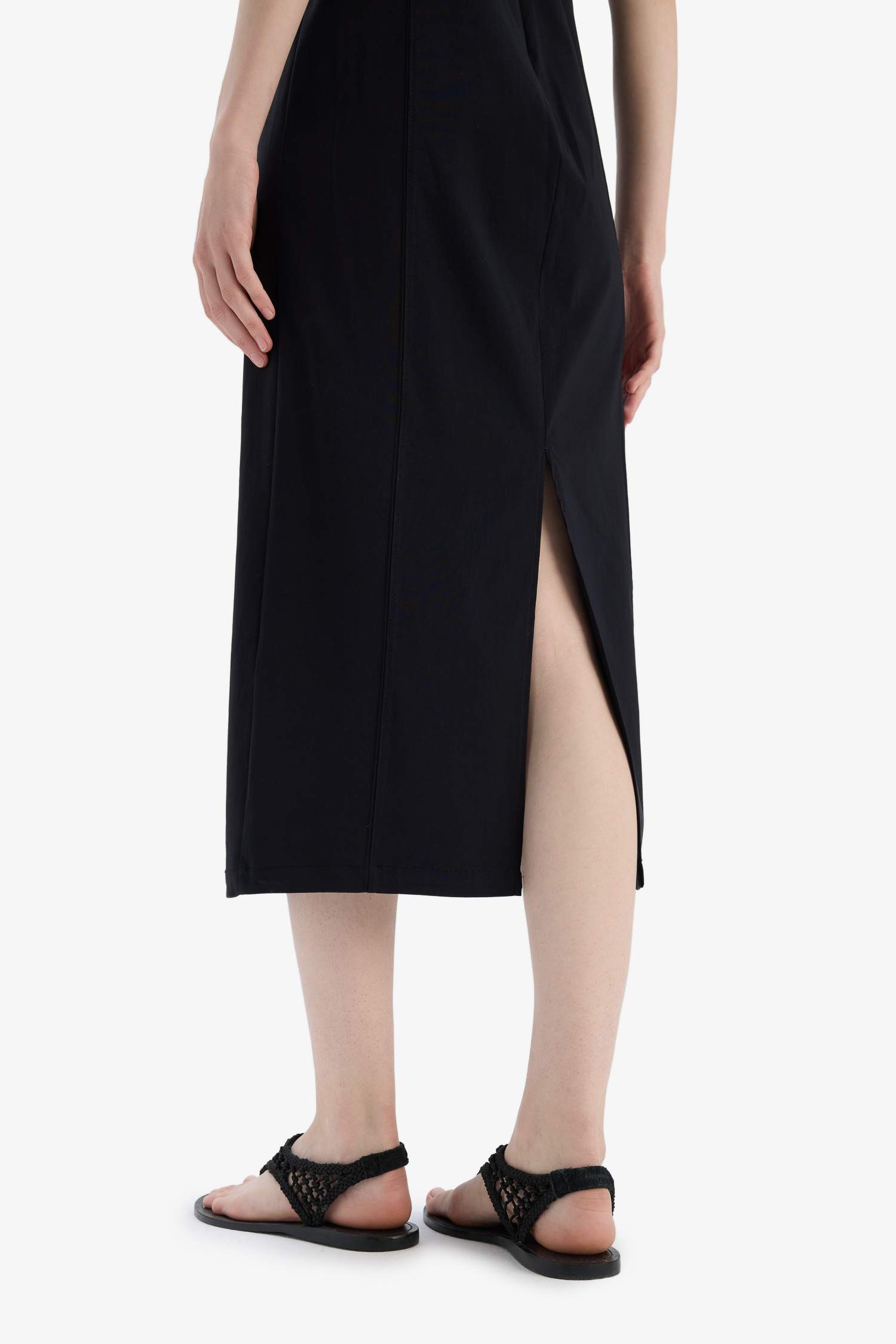 Bodycon Square Collar Maxi Dress