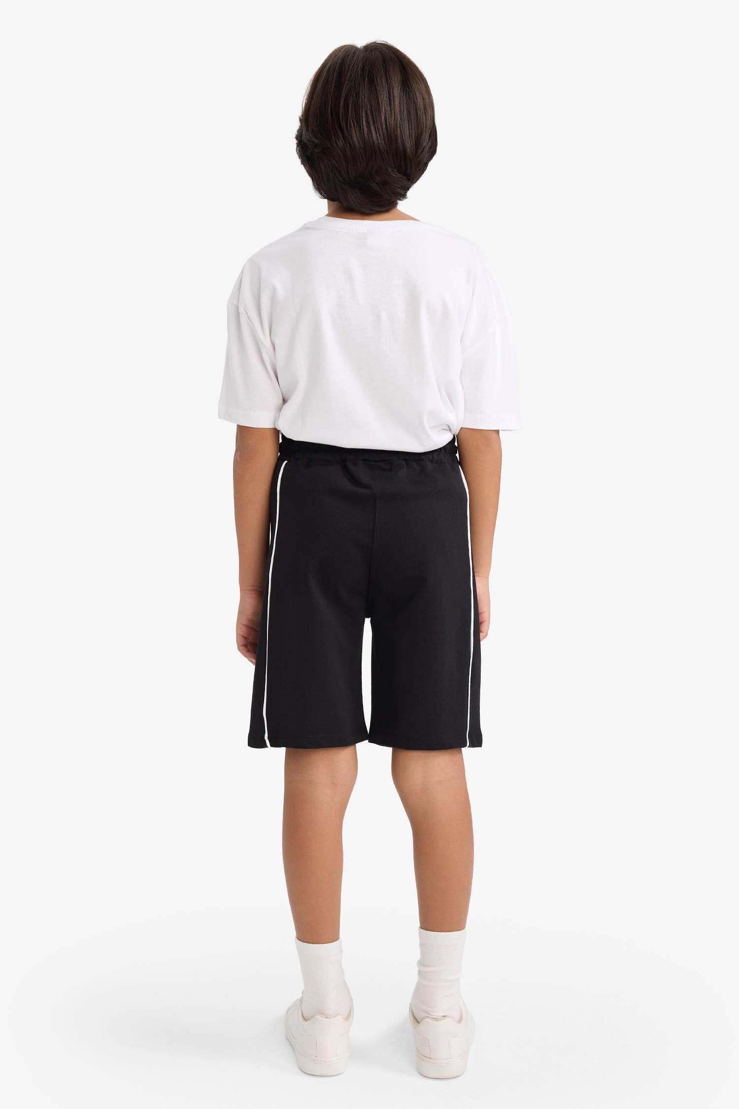 Boy Regular Fit Sweatshirt Fabric Shorts