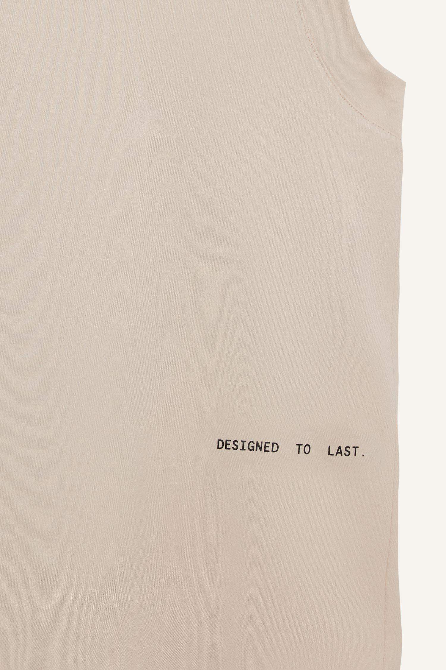 Boxy Fit Printed Crew Neck Sleeveless Tank Top