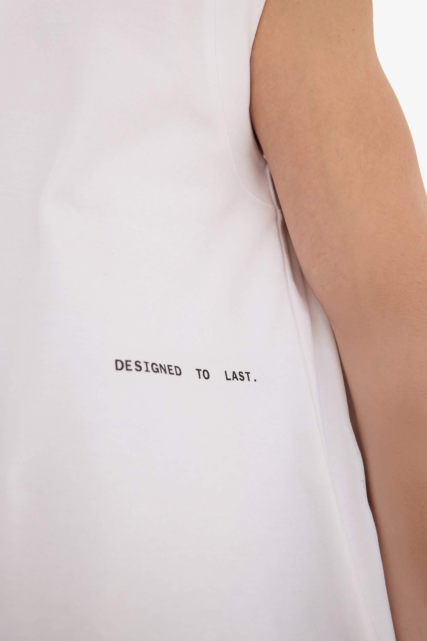 Boxy Fit Printed Crew Neck Sleeveless Tank Top