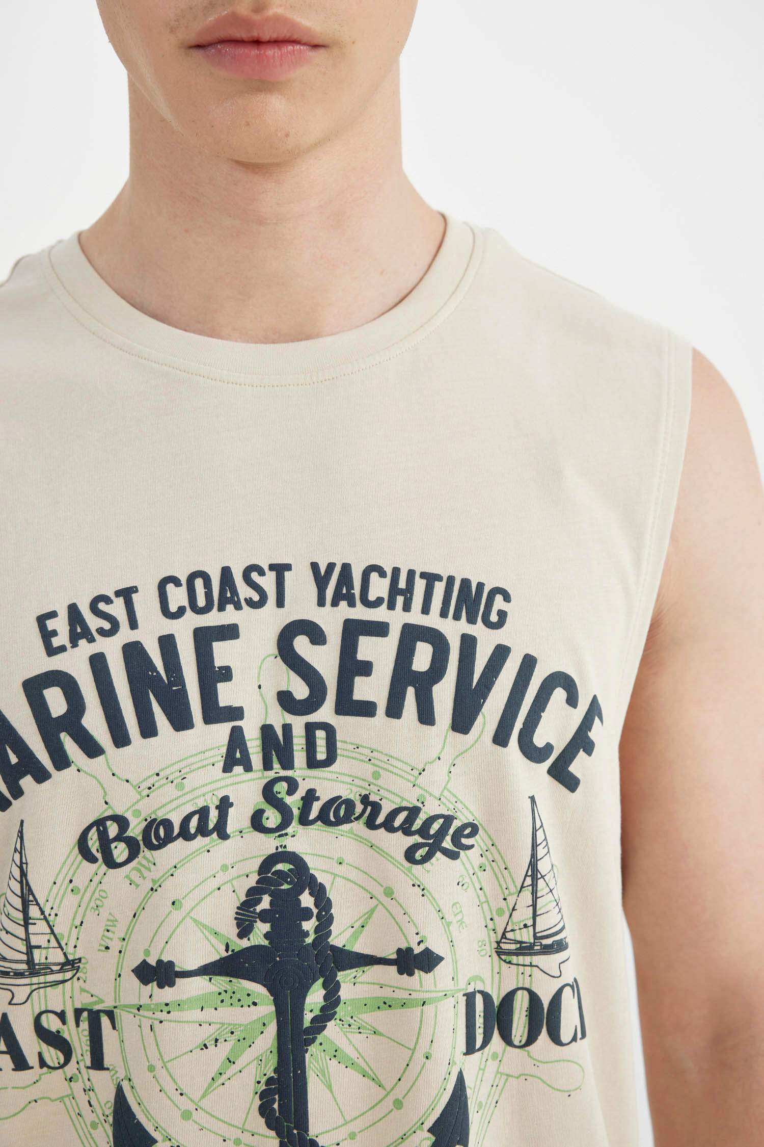 Regular Fit Printed Crew Neck T-Shirt