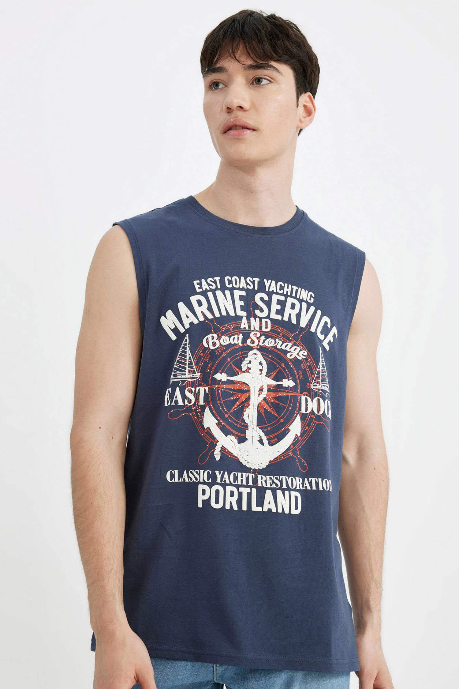 ديباردور مطبوع قصة عادية برقبة مستديرة