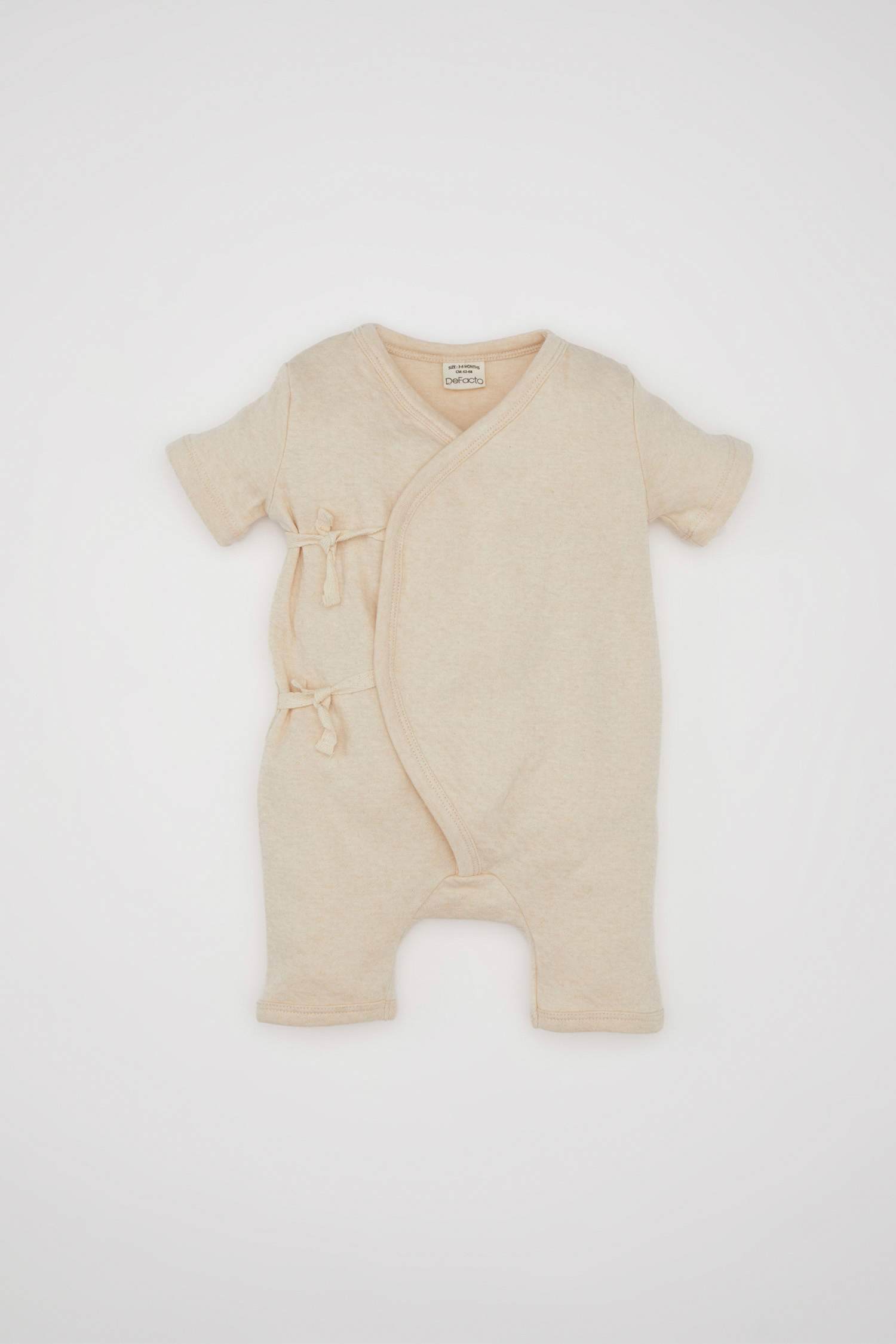 Kız Bebek Yenidoğan Kısa Kollu Tulum