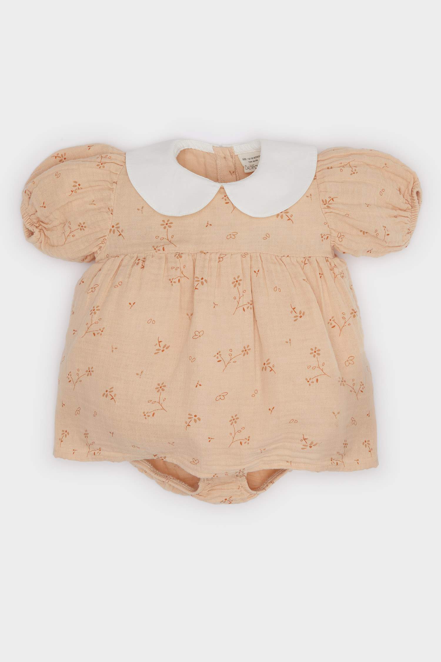 Боди с цветочным принтом для малышей девочек