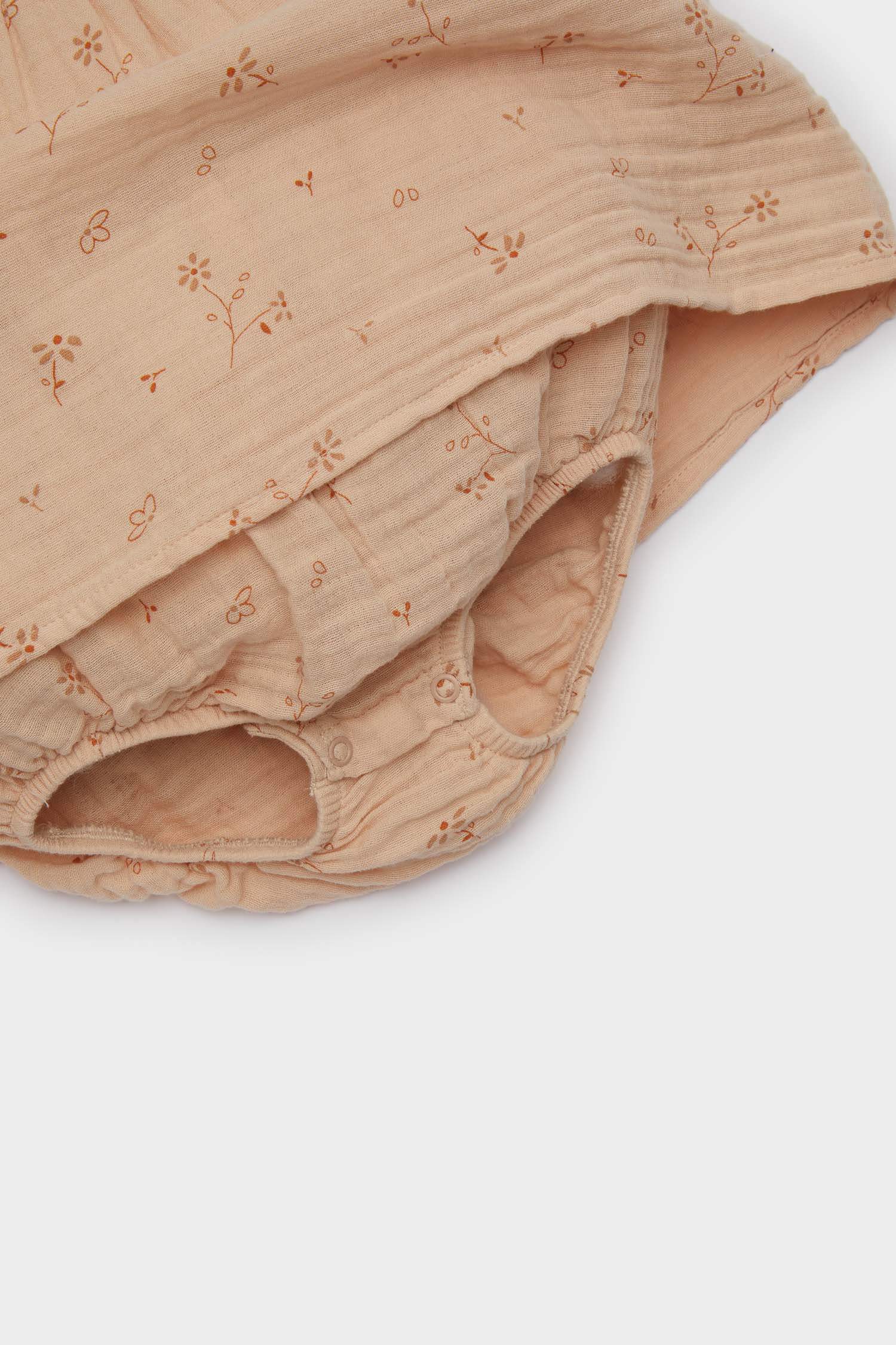 Боди с цветочным принтом для малышей девочек