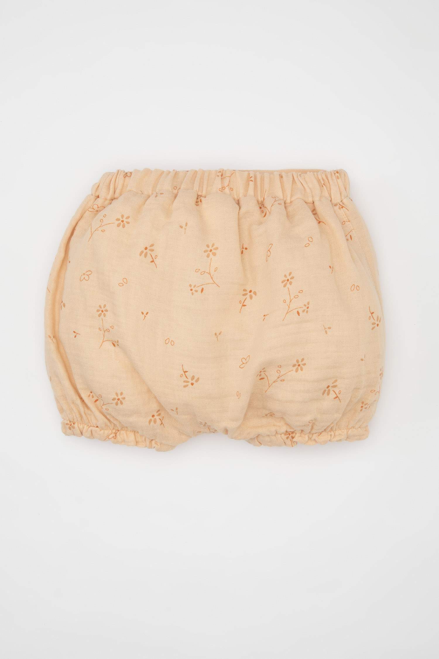 Baby Girl Floral Muslin Shorts