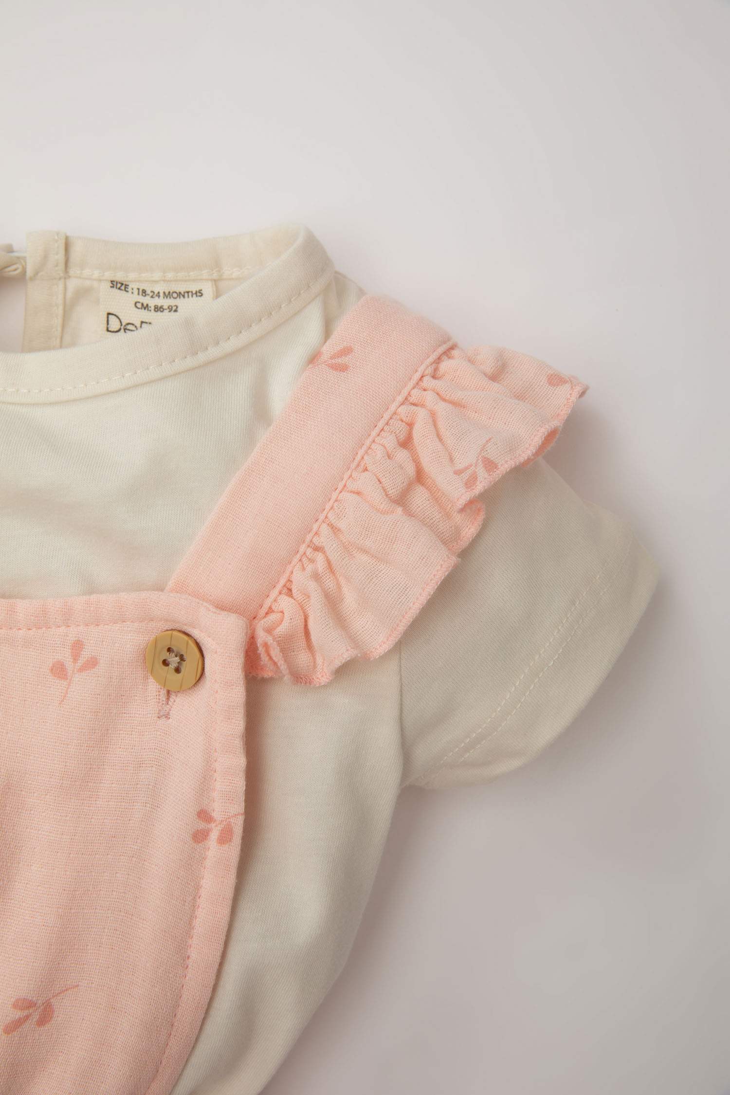 Комплект из 2-х вещей с принтом для малышей девочек