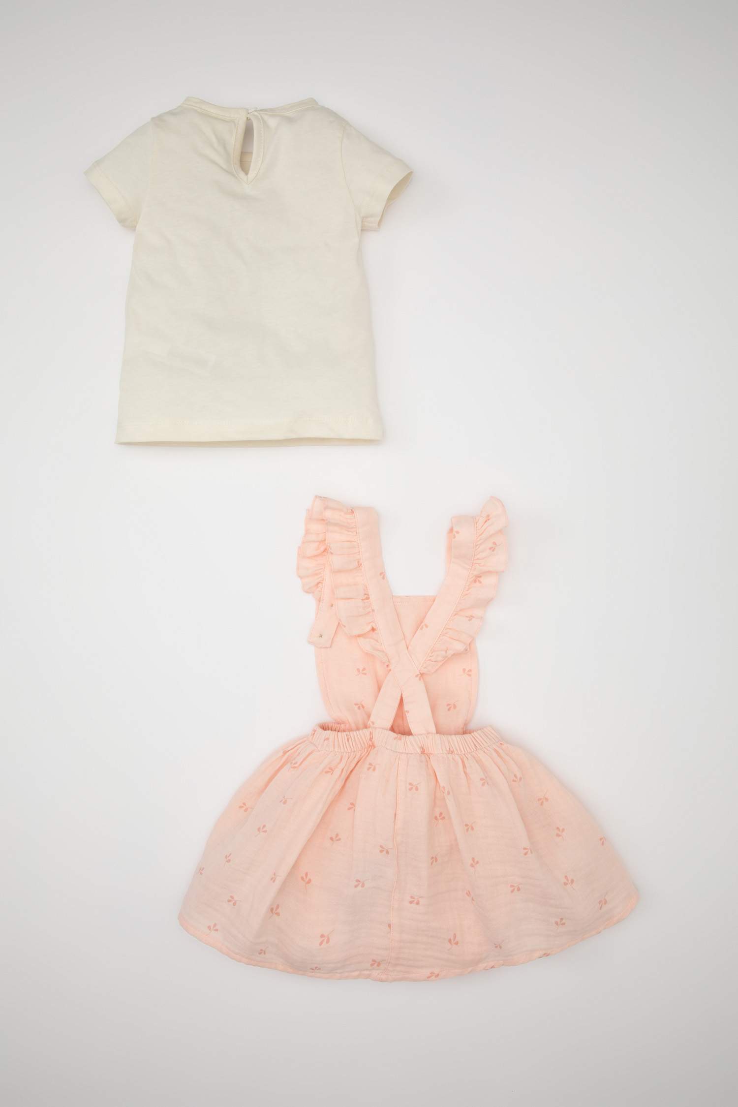 Комплект из 2-х вещей с принтом для малышей девочек