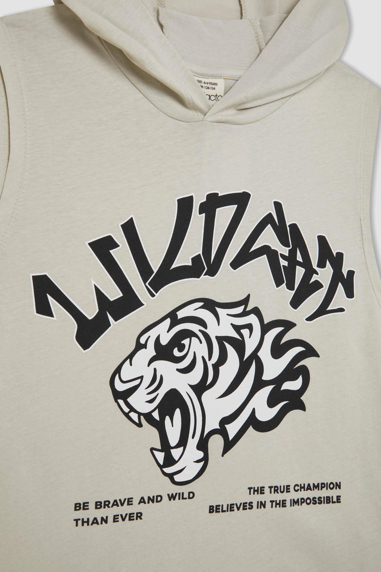 Майка с капюшоном для мальчиков