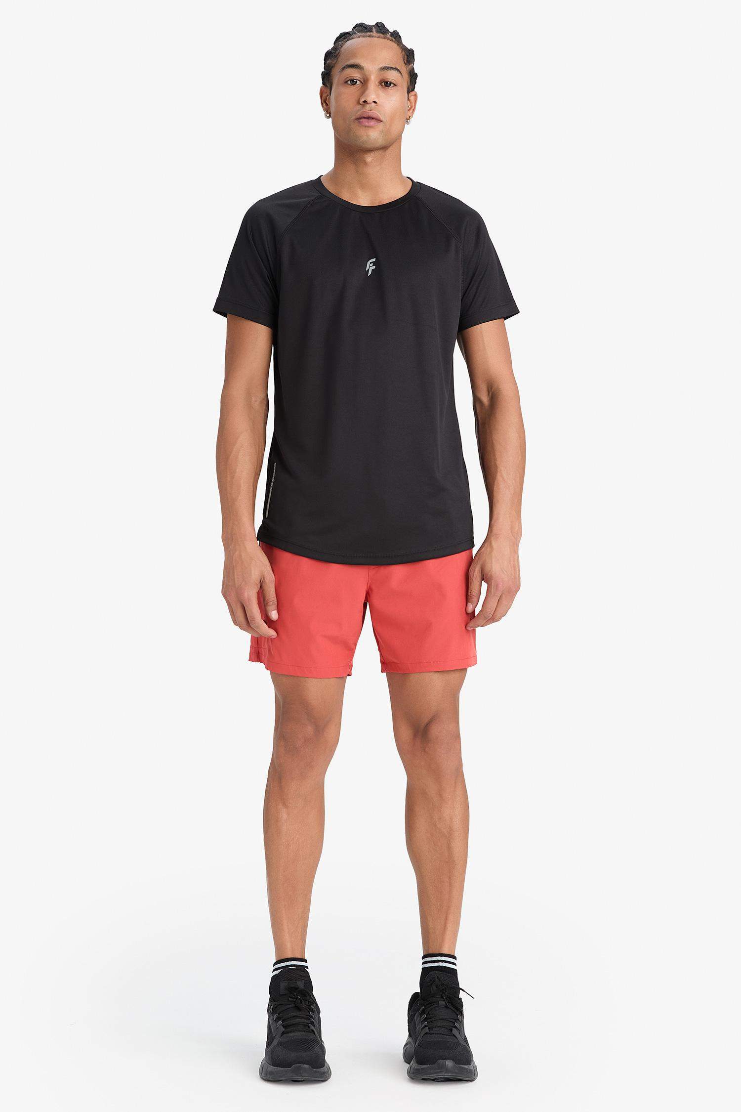 DeFactoFit Printed Flexible Textured Sports Swim Shorts