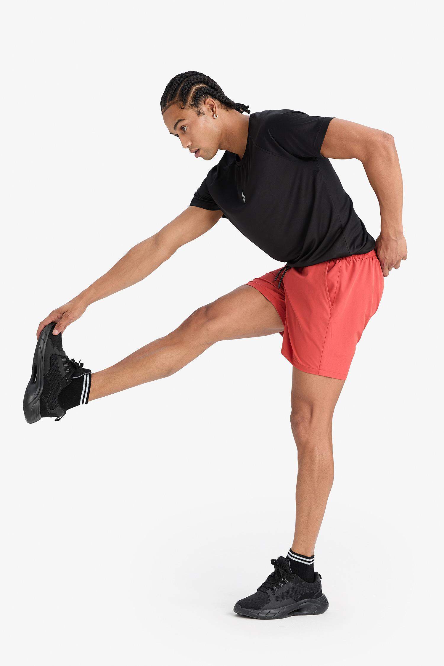 DeFactoFit Printed Flexible Textured Sports Swim Shorts